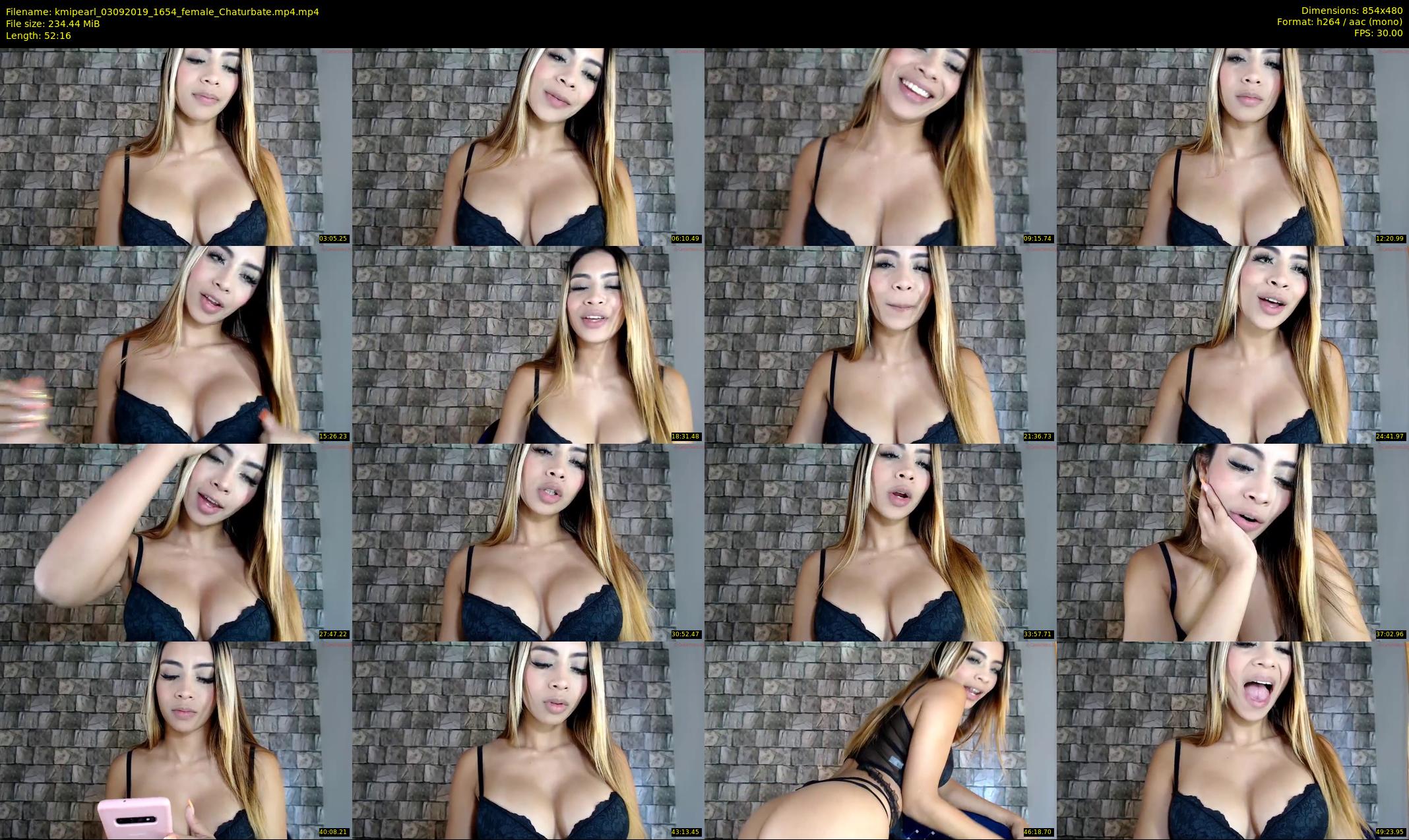 kmipearl — 53 minute Chaturbate female cam show recording, 480p, Sep 3, 2019