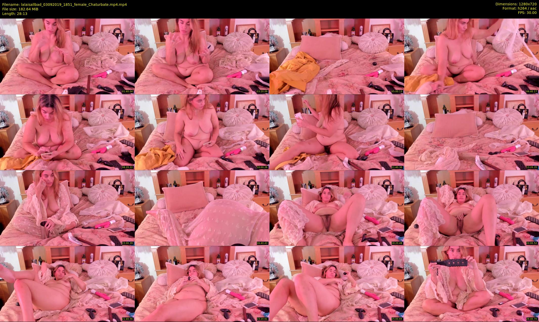 lalaisallbad — 29 minute Chaturbate female cam show recording, 720p, Sep 3, 2019