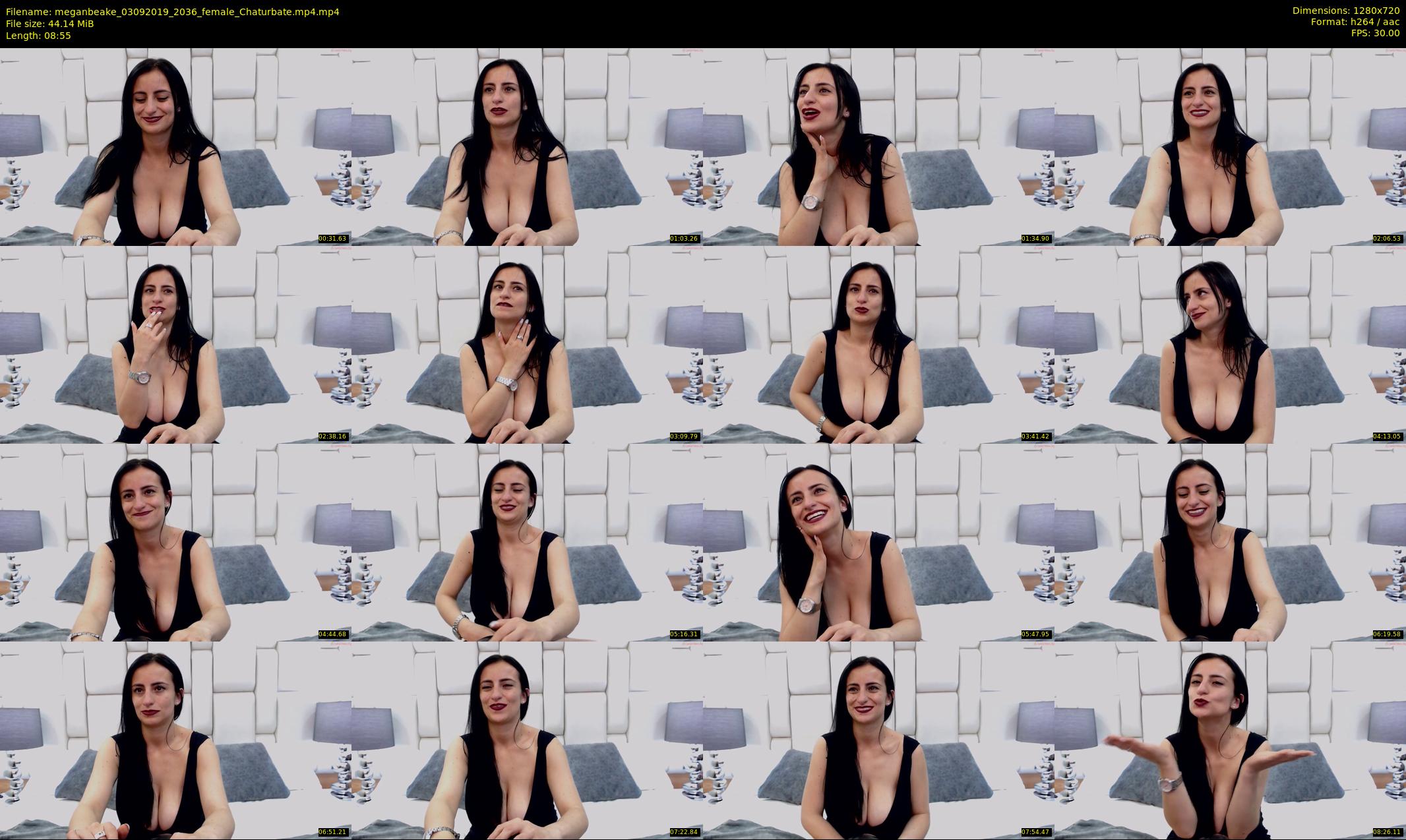 meganbeake — 9 minute Chaturbate female cam show recording, 720p, Sep 3, 2019