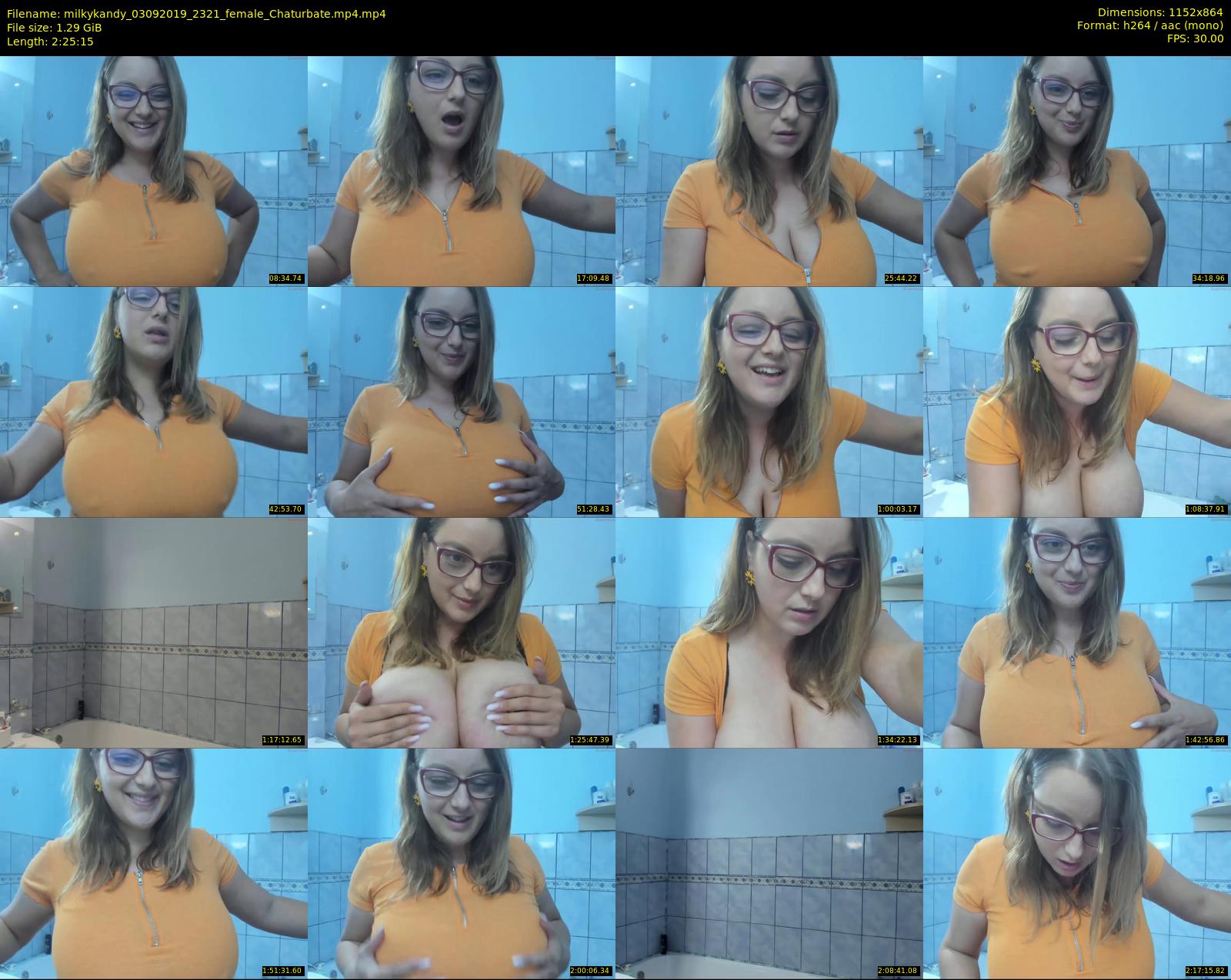 milkykandy — 146 minute Chaturbate female cam show recording, 720p, Sep 3, 2019