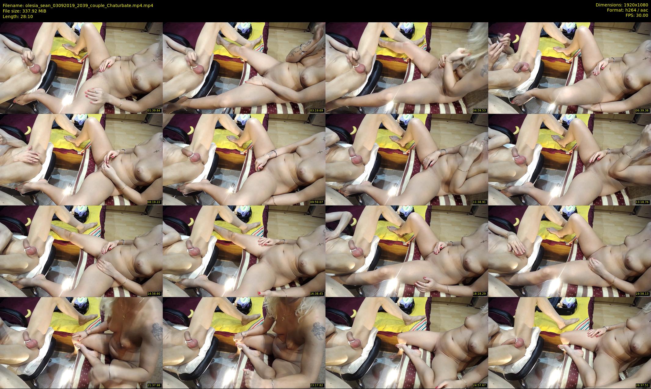 olesia_sean — 29 minute Chaturbate couple cam show recording, 1080p, Sep 3, 2019