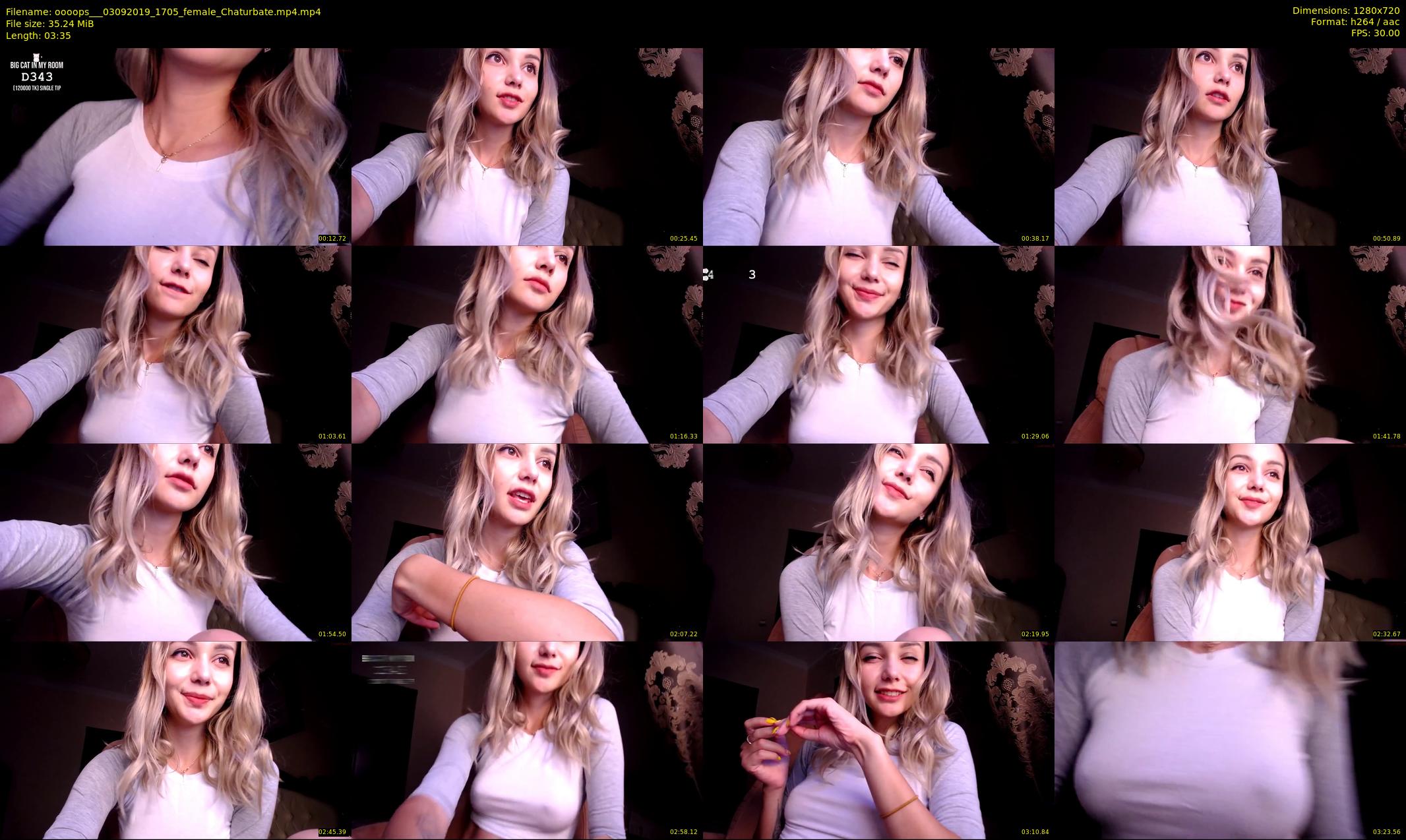 oooops__ — 4 minute Chaturbate female cam show recording, 720p, Sep 3, 2019