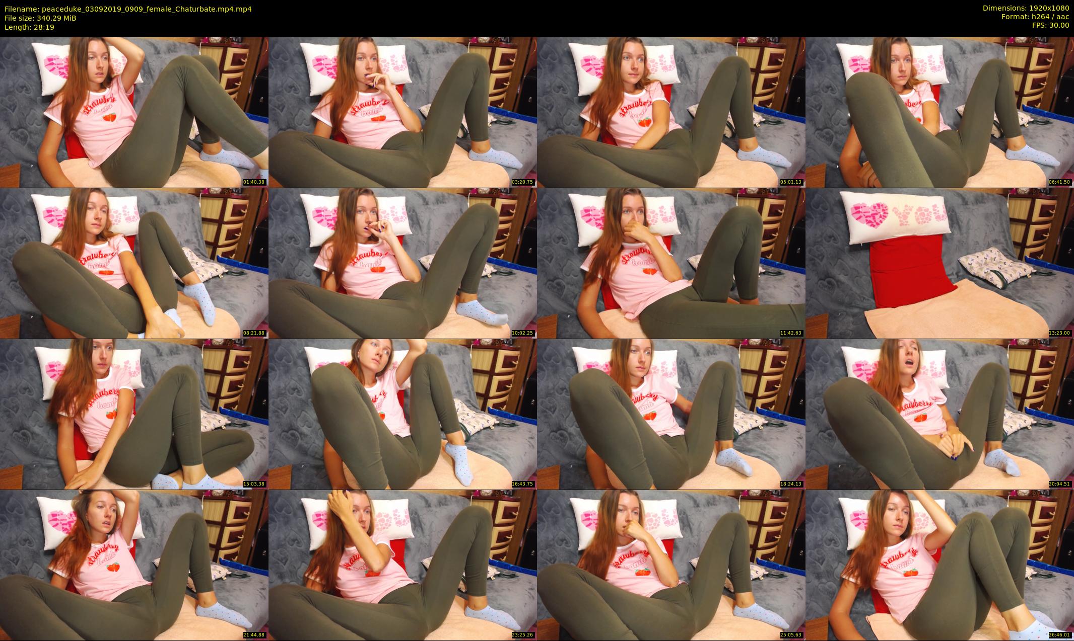 peaceduke — 29 minute Chaturbate female cam show recording, 1080p, Sep 3, 2019