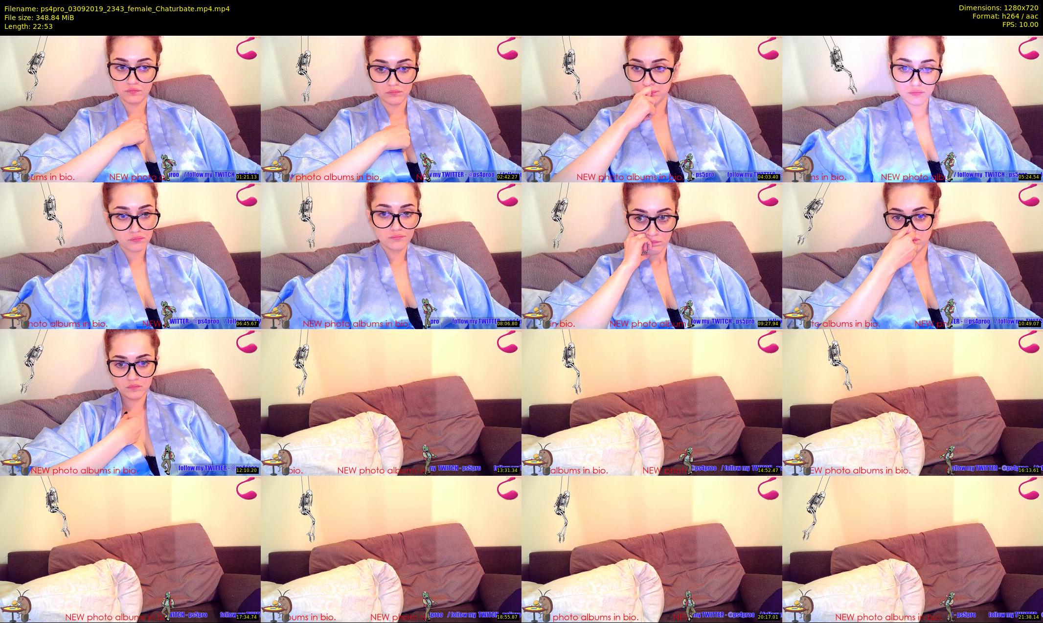 ps4pro — 23 minute Chaturbate female cam show recording, 720p, Sep 3, 2019