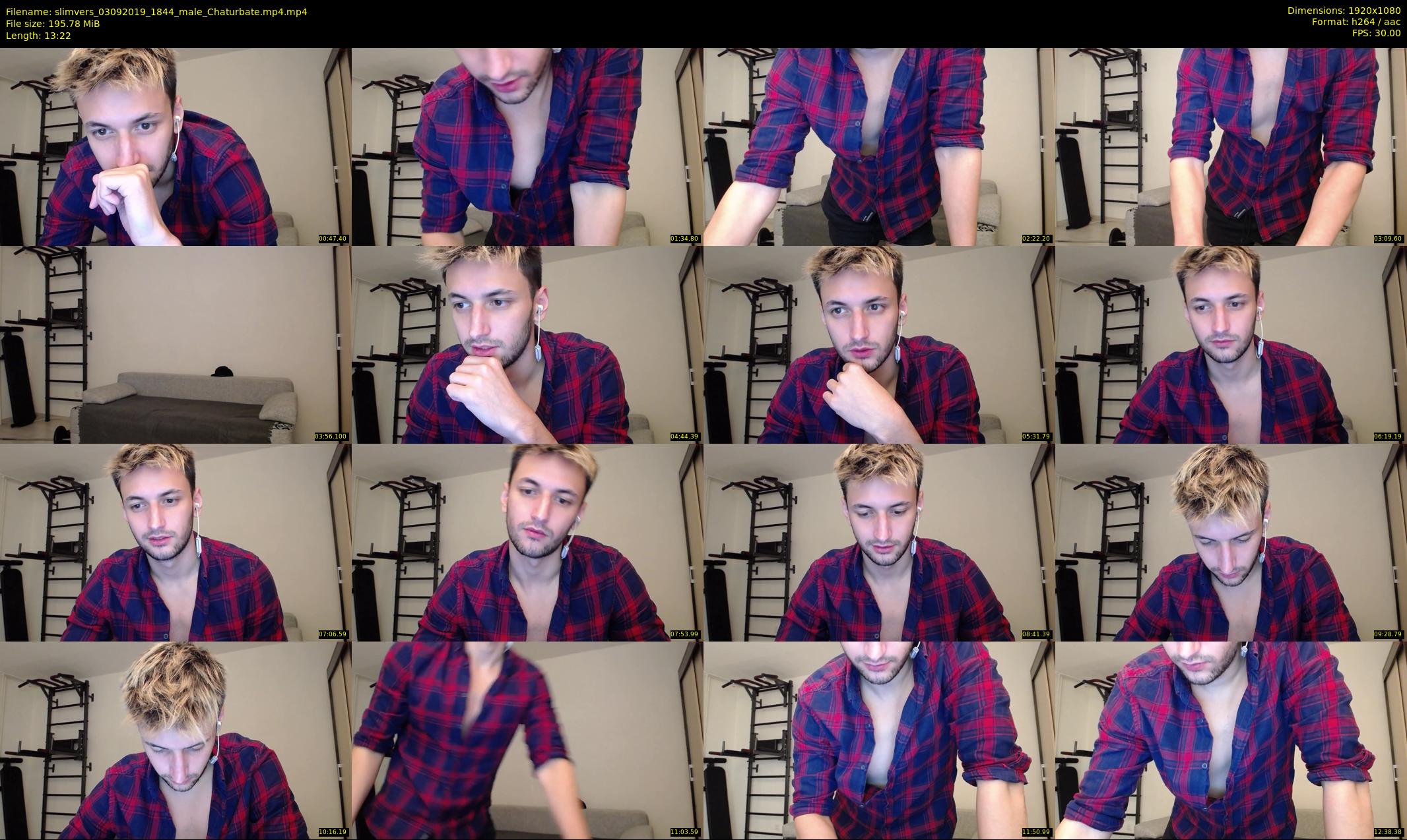 slimvers — 14 minute Chaturbate male cam show recording, 1080p, Sep 3, 2019