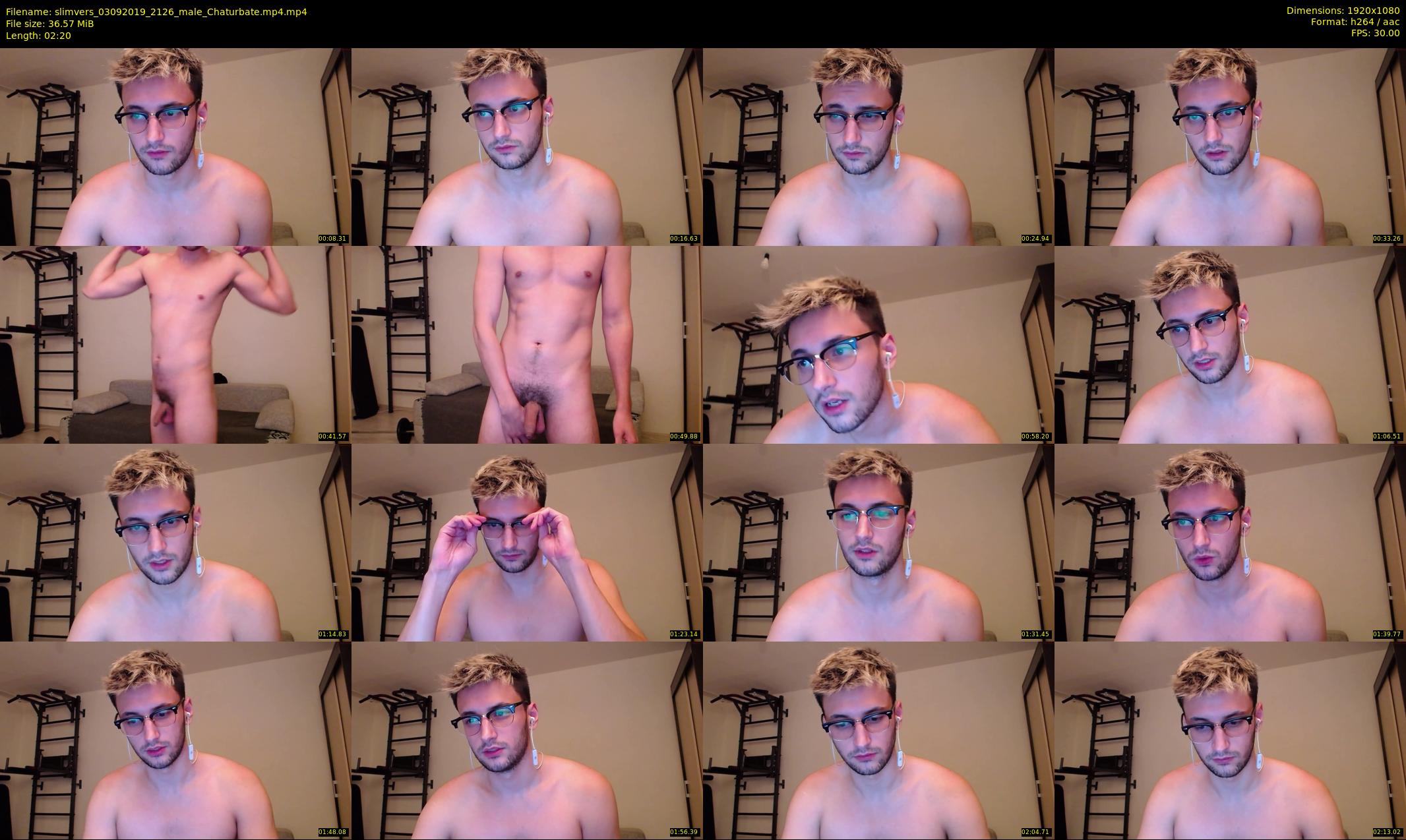 slimvers — 3 minute Chaturbate male cam show recording, 1080p, Sep 3, 2019