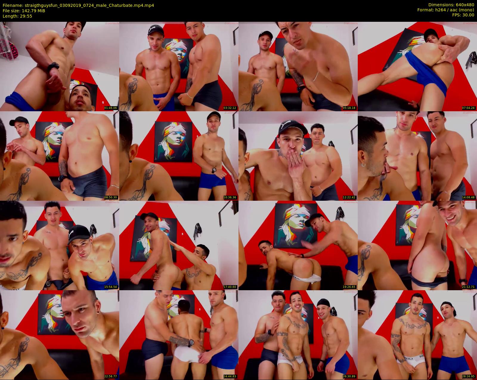 straigthguysfun — 30 minute Chaturbate male cam show recording, 480p, Sep 3, 2019