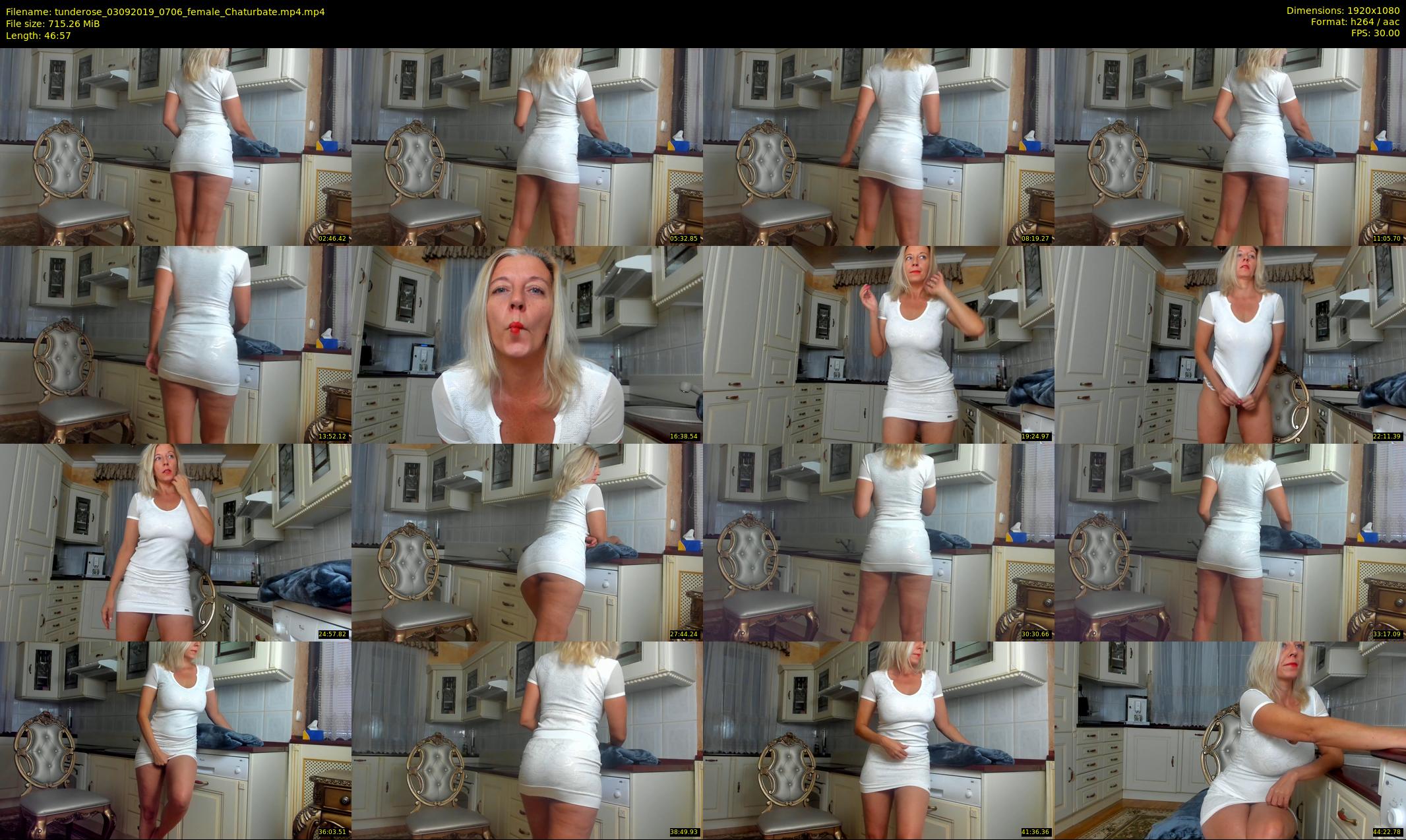 tunderose — 47 minute Chaturbate female cam show recording, 1080p, Sep 3, 2019