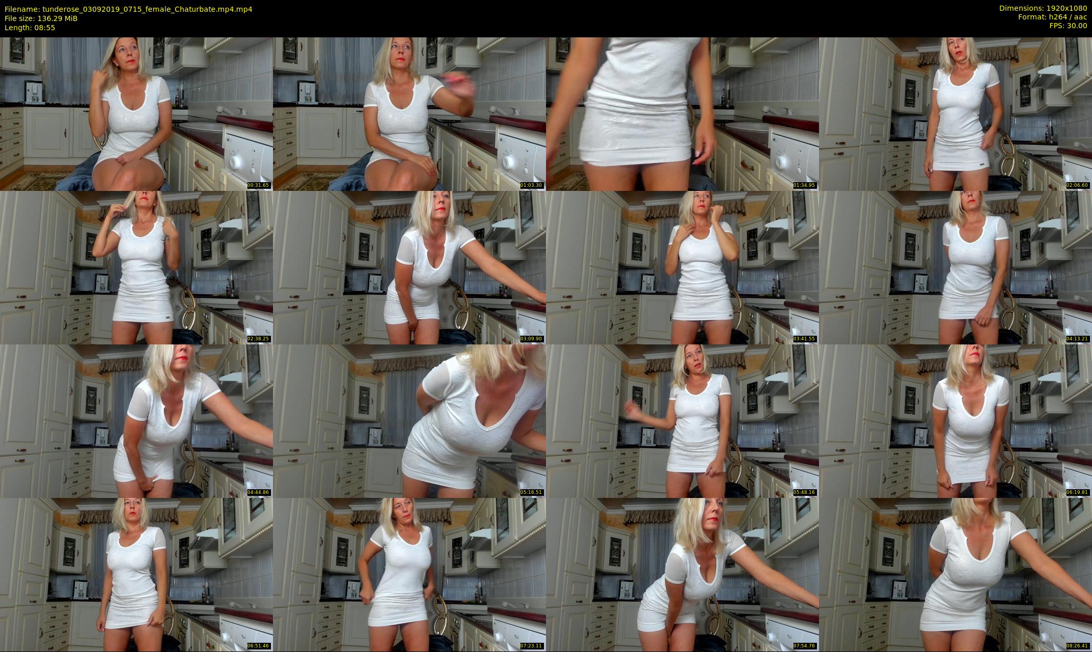 tunderose — 9 minute Chaturbate female cam show recording, 1080p, Sep 3, 2019