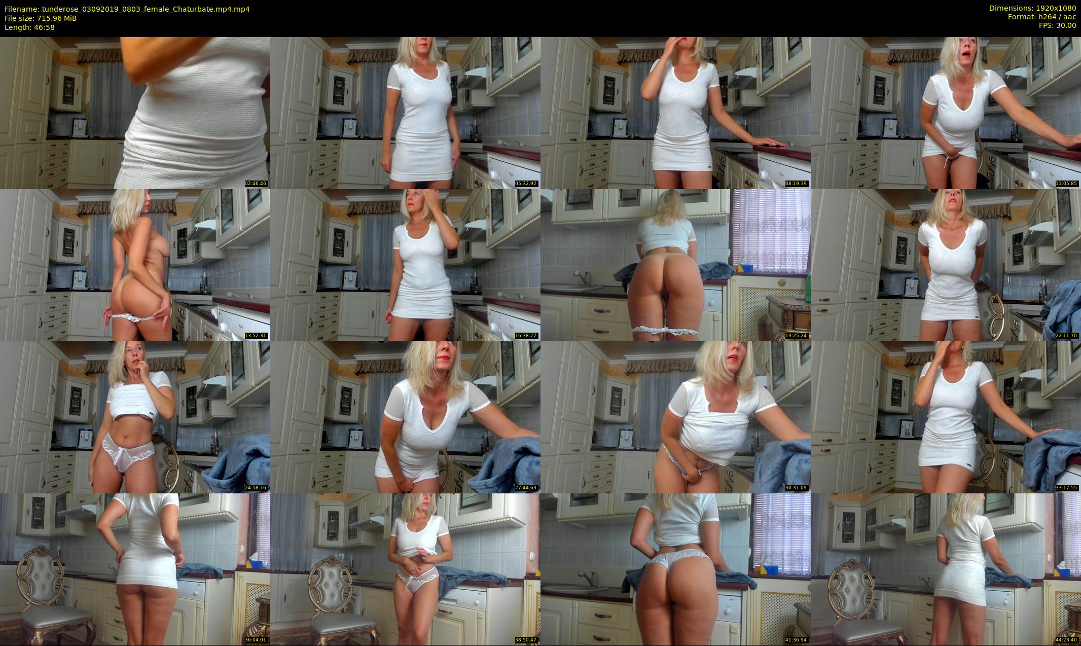 tunderose — 47 minute Chaturbate female cam show recording, 1080p, Sep 3, 2019