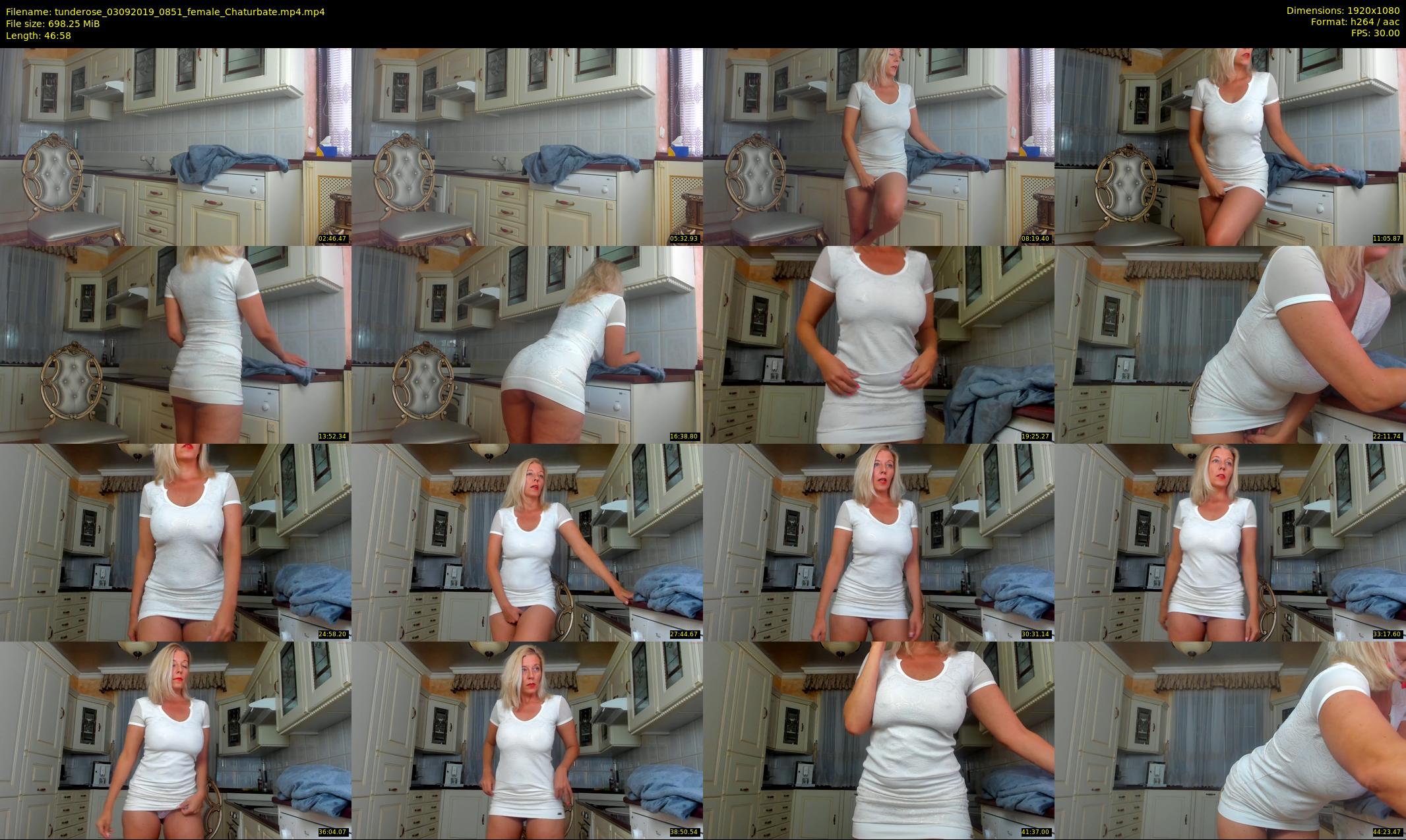 tunderose — 47 minute Chaturbate female cam show recording, 1080p, Sep 3, 2019