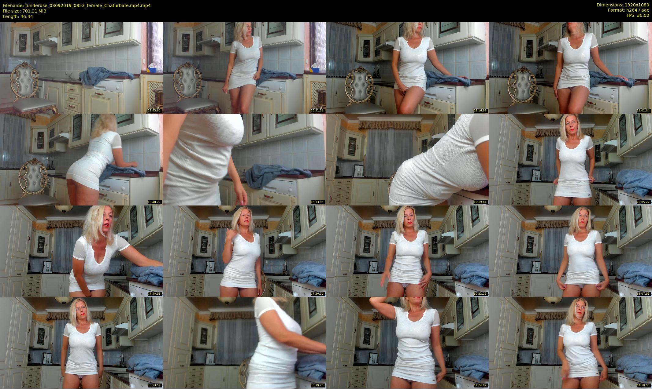 tunderose — 47 minute Chaturbate female cam show recording, 1080p, Sep 3, 2019