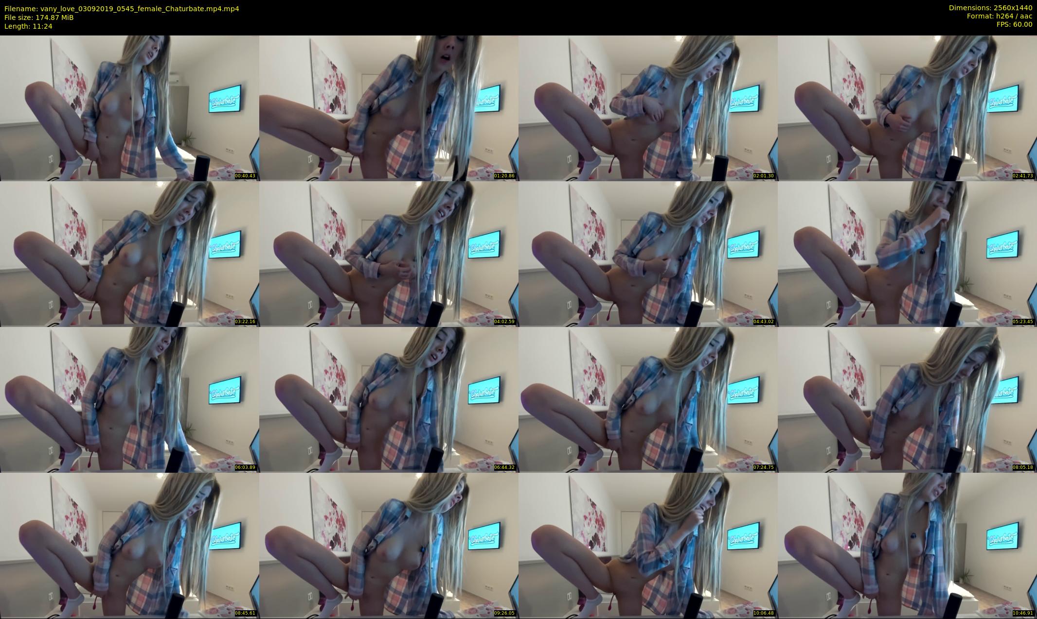 vany_love — 12 minute Chaturbate female cam show recording, 1080p, Sep 3, 2019