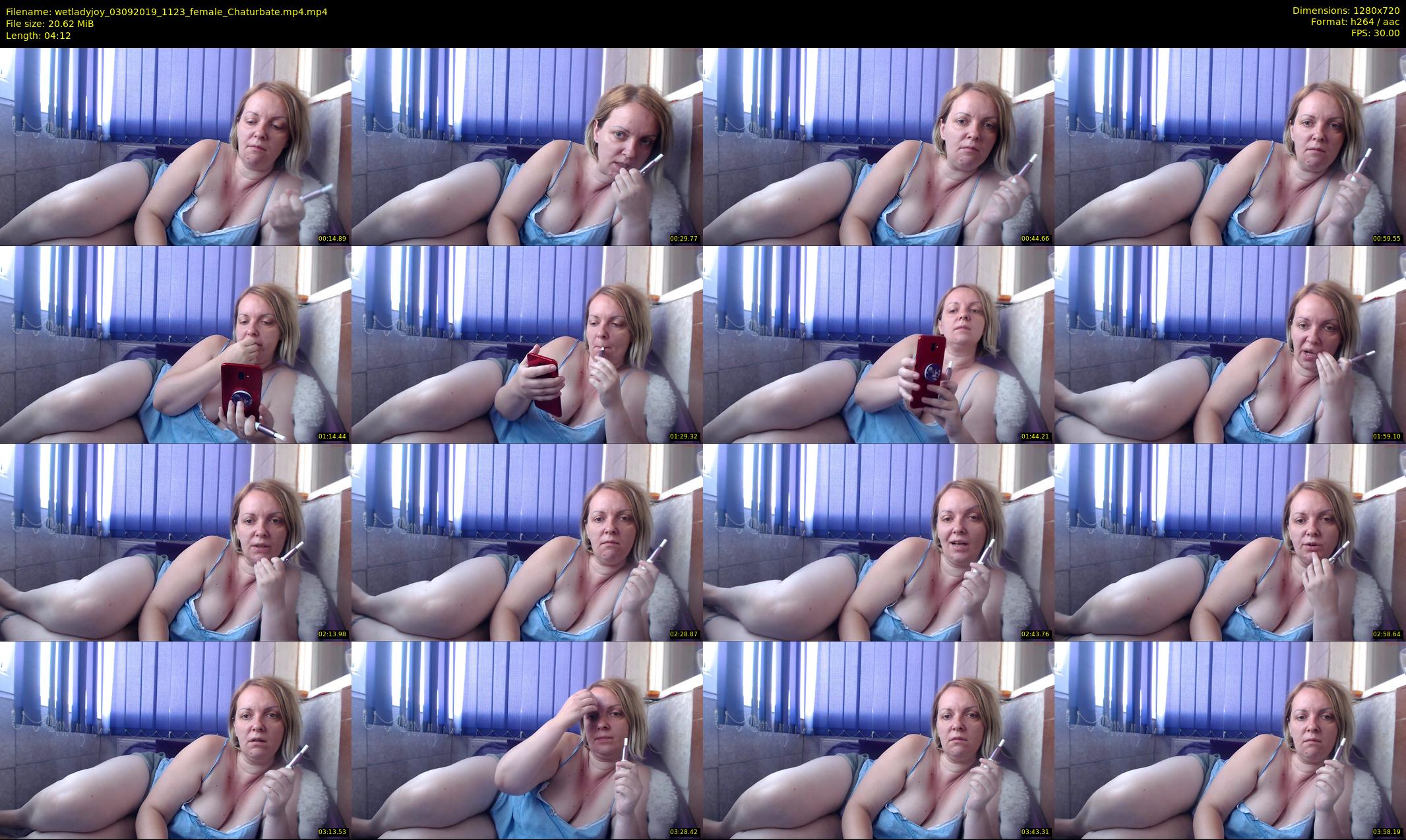 wetladyjoy — 5 minute Chaturbate female cam show recording, 720p, Sep 3, 2019
