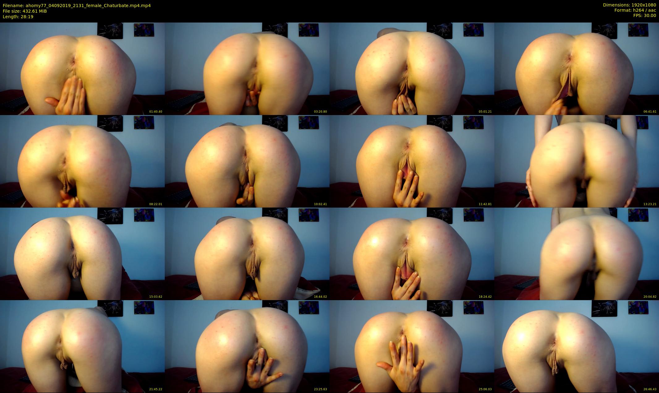 ahomy77 — 29 minute Chaturbate female cam show recording, 1080p, Sep 4, 2019