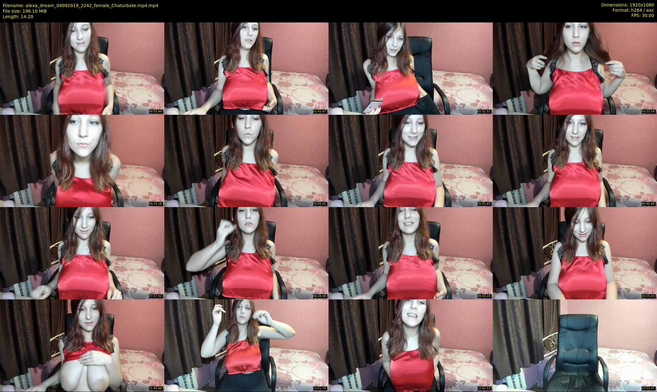 alexa_dream — 15 minute Chaturbate female cam show recording, 1080p, Sep 4, 2019