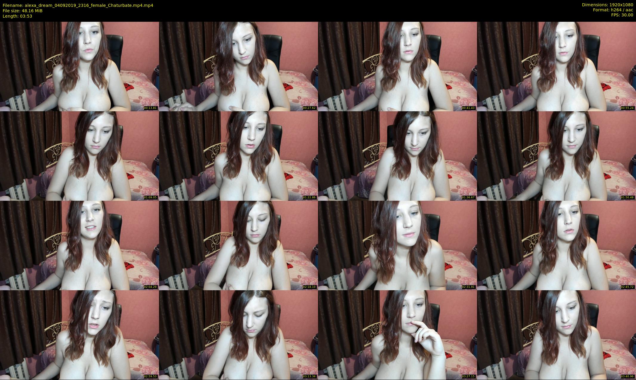 alexa_dream — 4 minute Chaturbate female cam show recording, 1080p, Sep 4, 2019