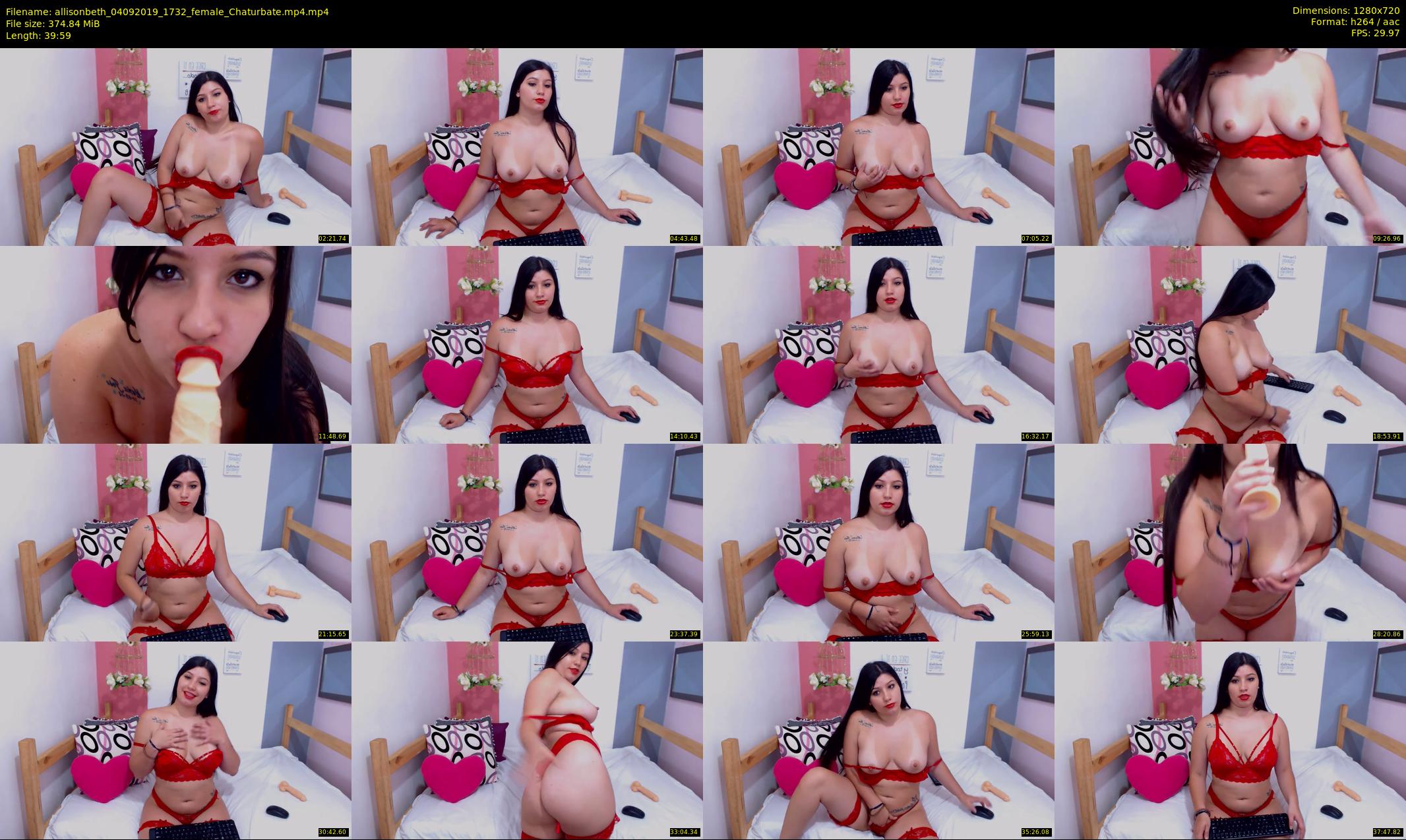 allisonbeth — 40 minute Chaturbate female cam show recording, 720p, Sep 4, 2019
