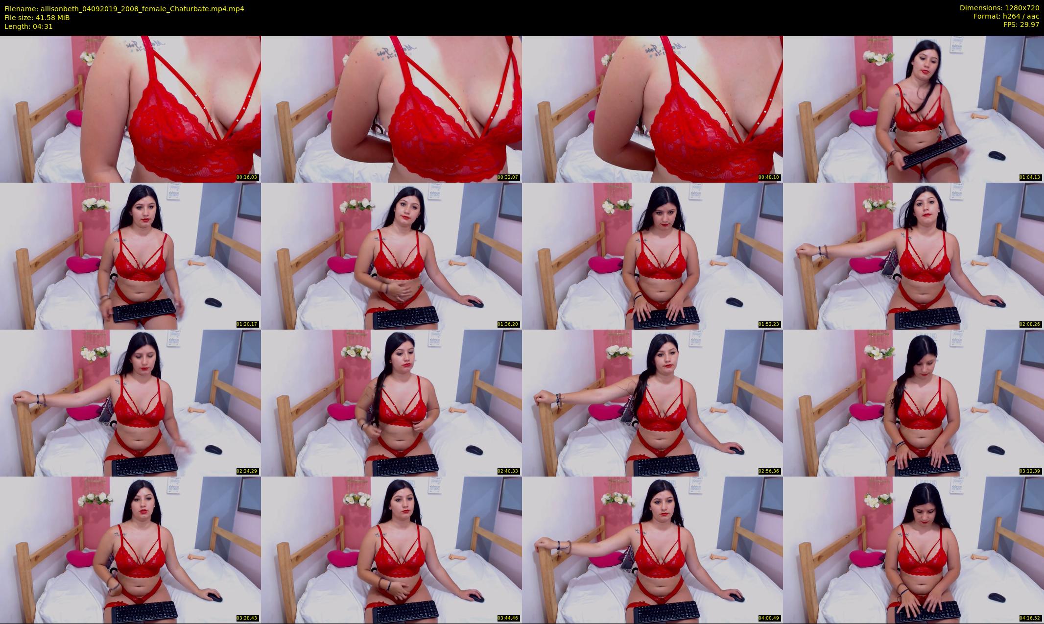allisonbeth — 5 minute Chaturbate female cam show recording, 720p, Sep 4, 2019
