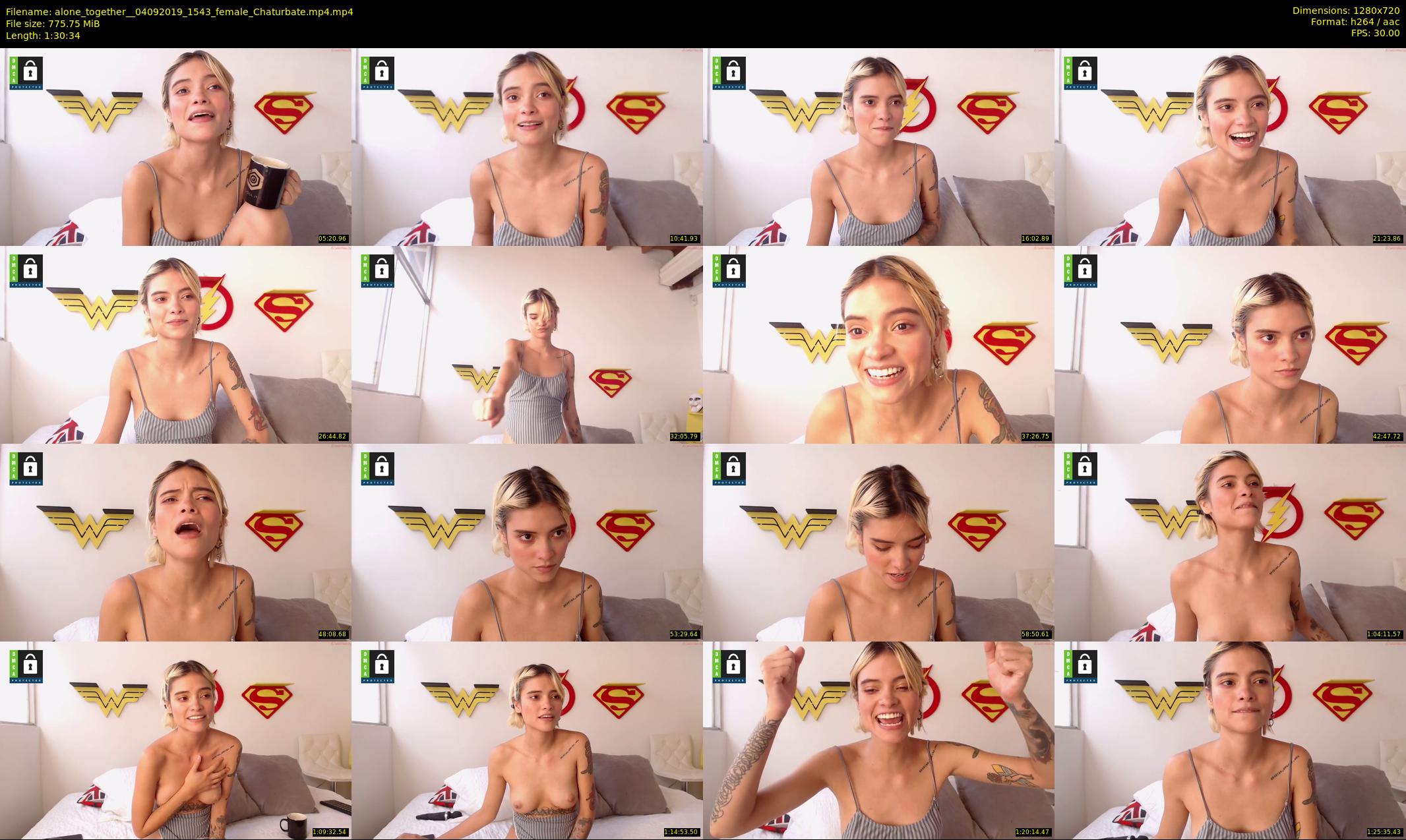 alone_together_ — 91 minute Chaturbate female cam show recording, 720p, Sep 4, 2019