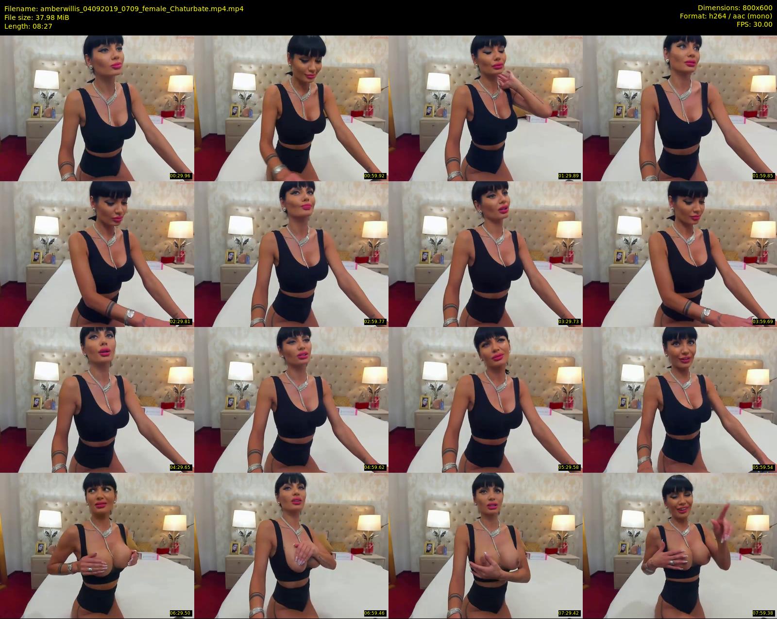 amberwillis — 9 minute Chaturbate female cam show recording, 480p, Sep 4, 2019