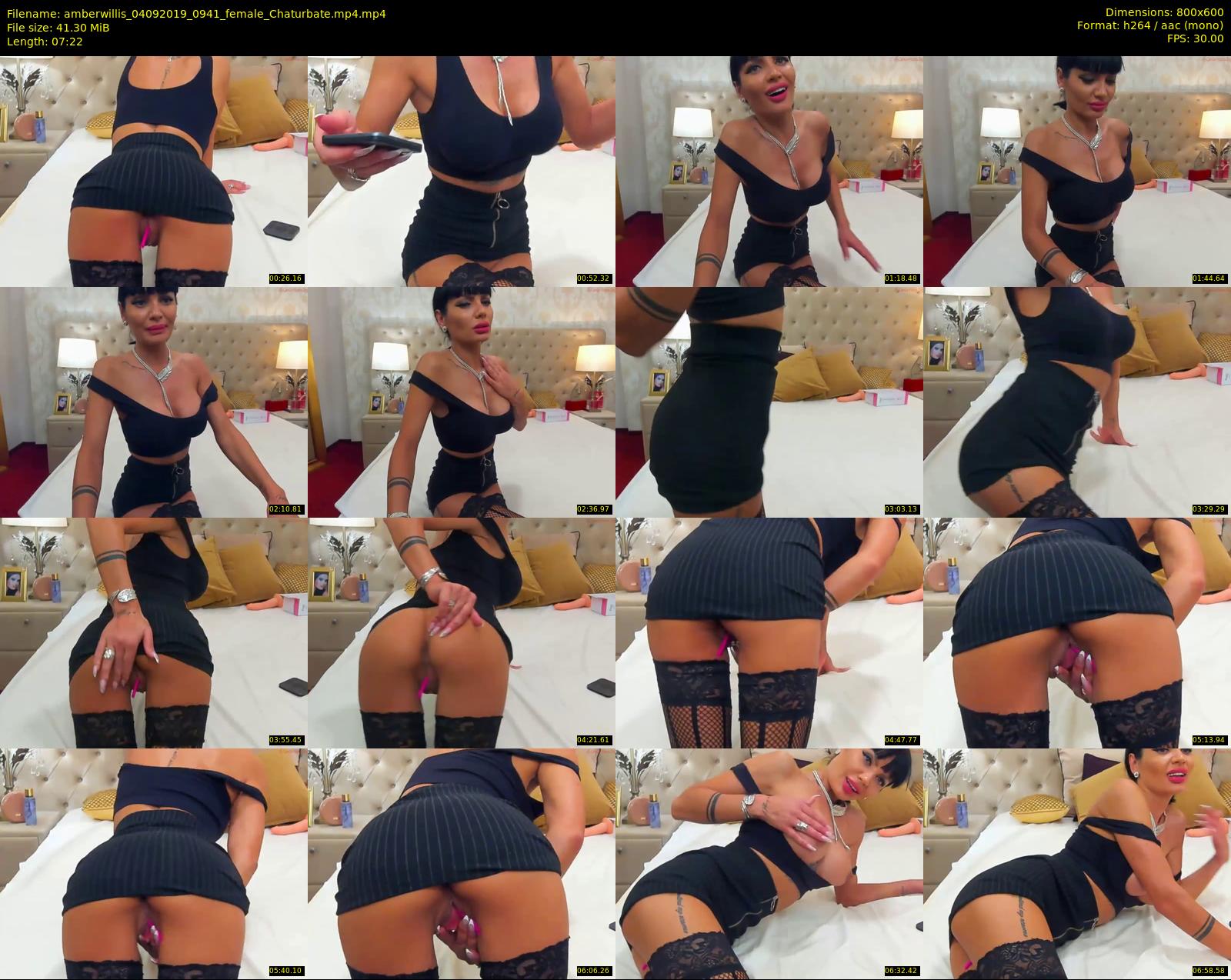 amberwillis — 8 minute Chaturbate female cam show recording, 480p, Sep 4, 2019