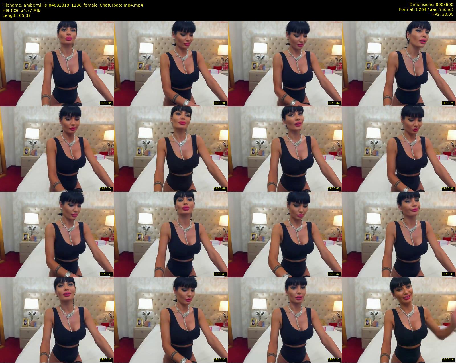 amberwillis — 6 minute Chaturbate female cam show recording, 480p, Sep 4, 2019