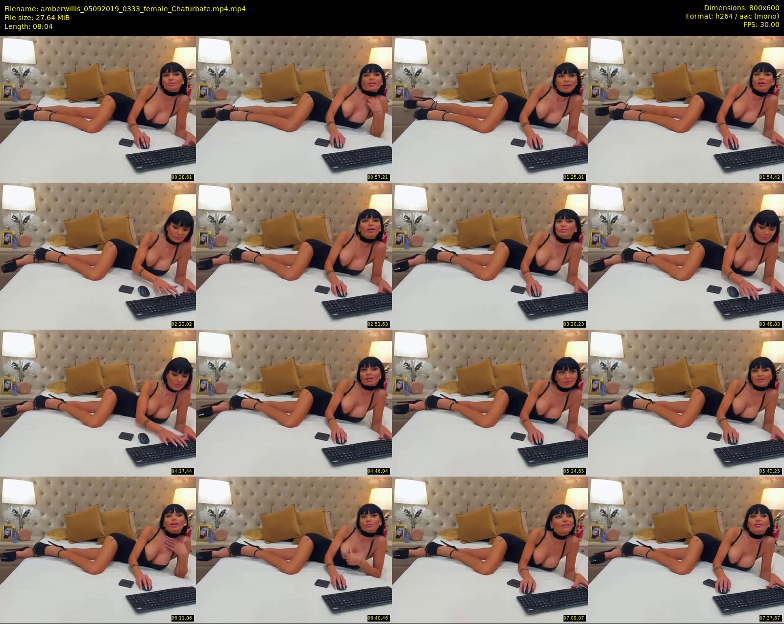amberwillis — 9 minute Chaturbate female cam show recording, 480p, Sep 5, 2019