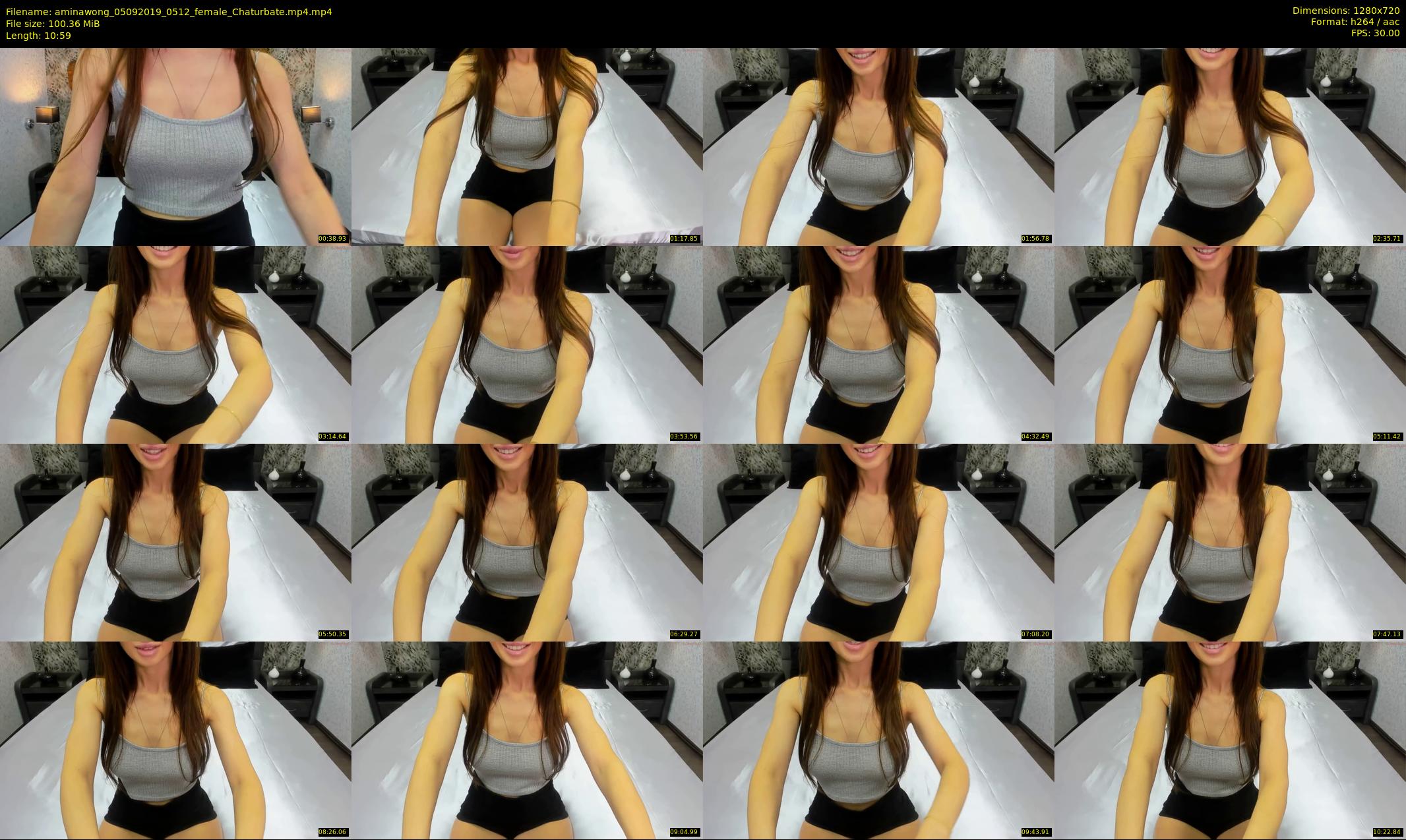 aminawong — 11 minute Chaturbate female cam show recording, 720p, Sep 5, 2019