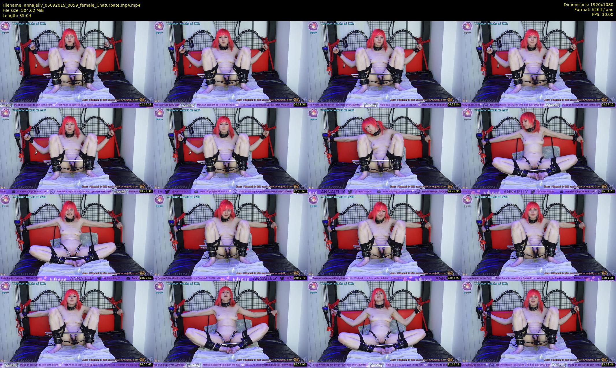 annajelly — 36 minute Chaturbate couple cam show recording, 1080p, Sep 5, 2019