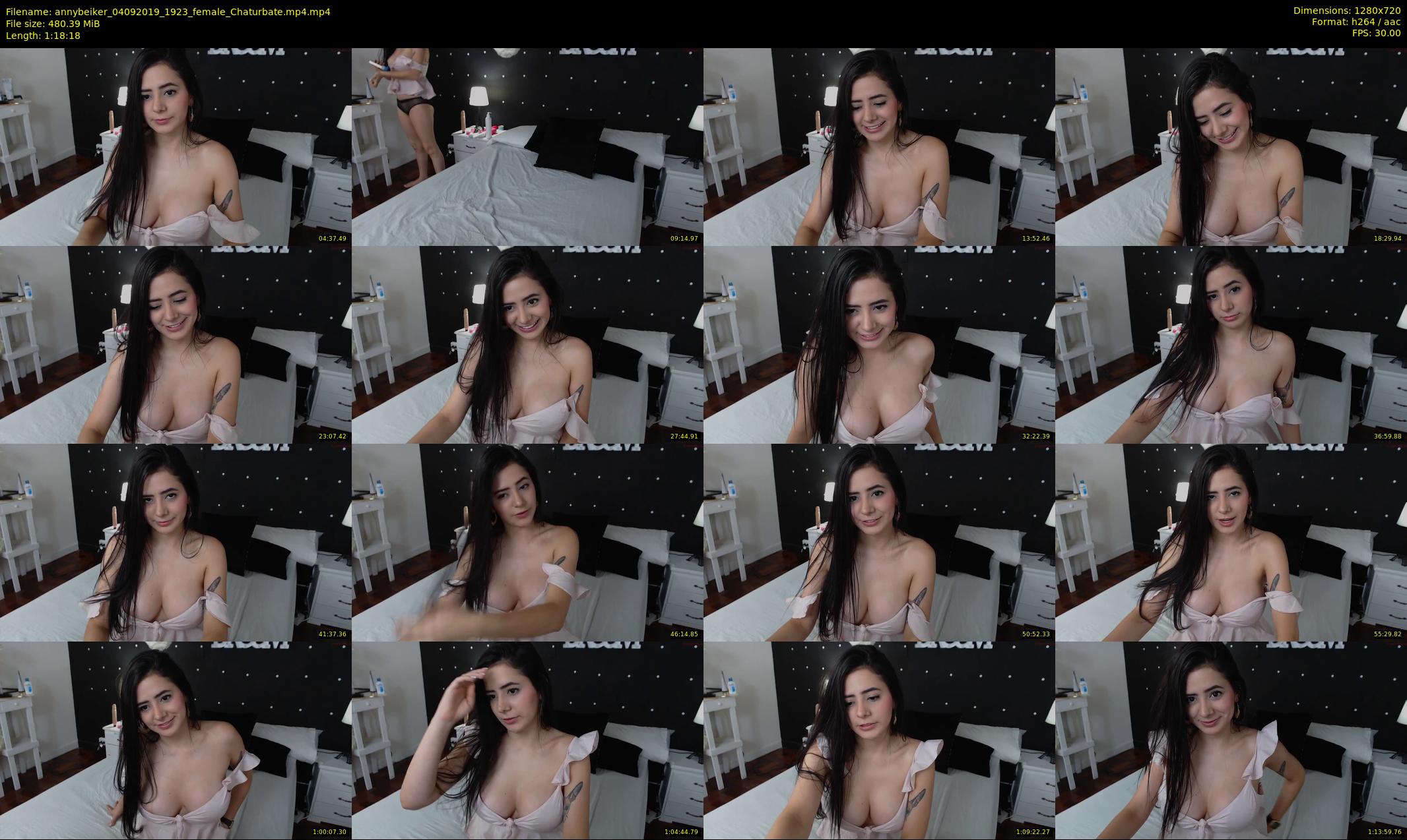 annybeiker — 79 minute Chaturbate female cam show recording, 720p, Sep 4, 2019