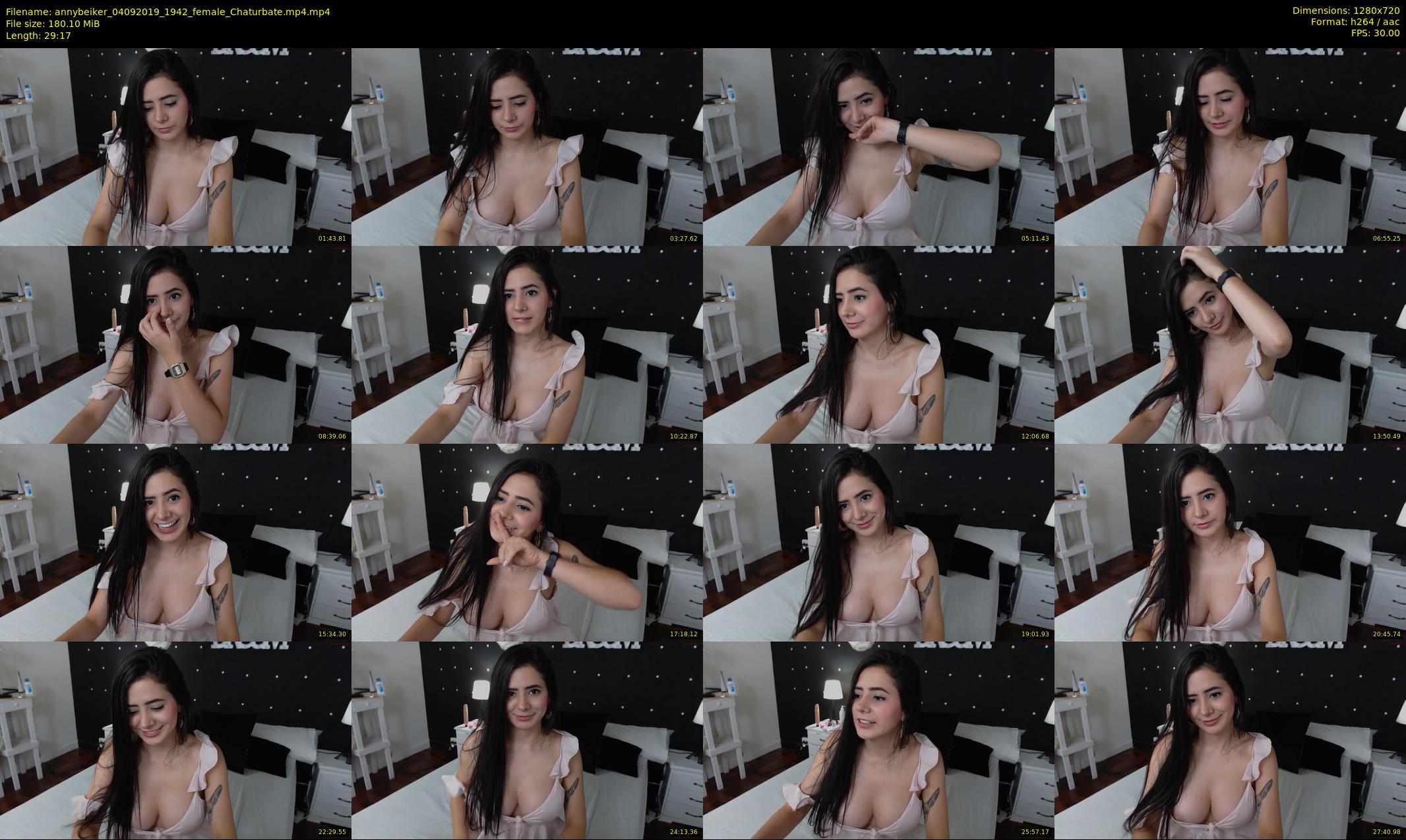 annybeiker — 30 minute Chaturbate female cam show recording, 720p, Sep 4, 2019