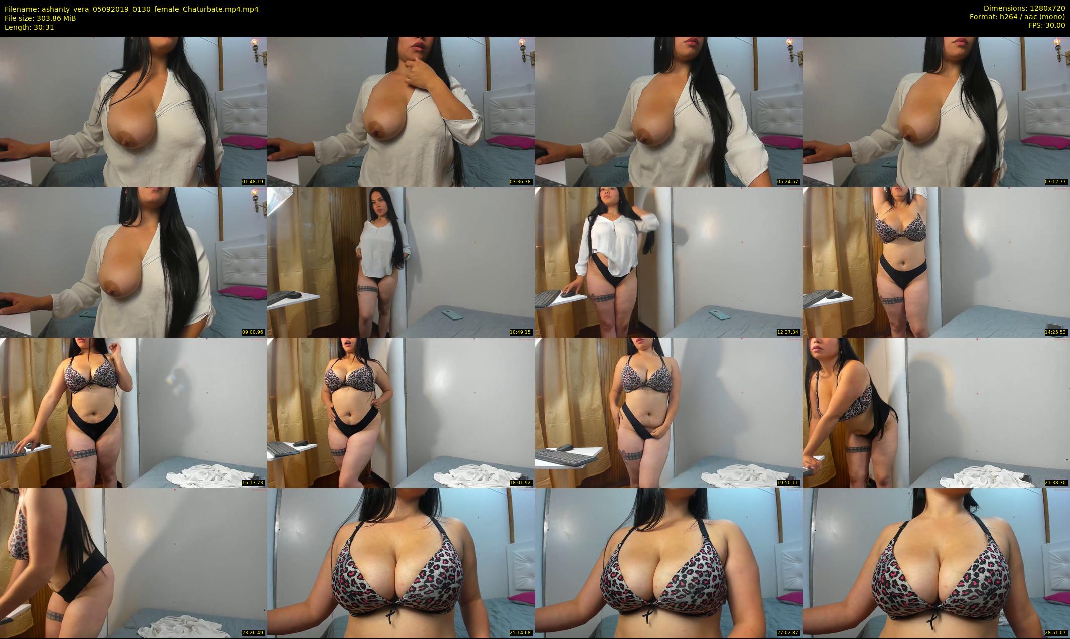 ashanty_vera — 31 minute Chaturbate couple cam show recording, 720p, Sep 5, 2019
