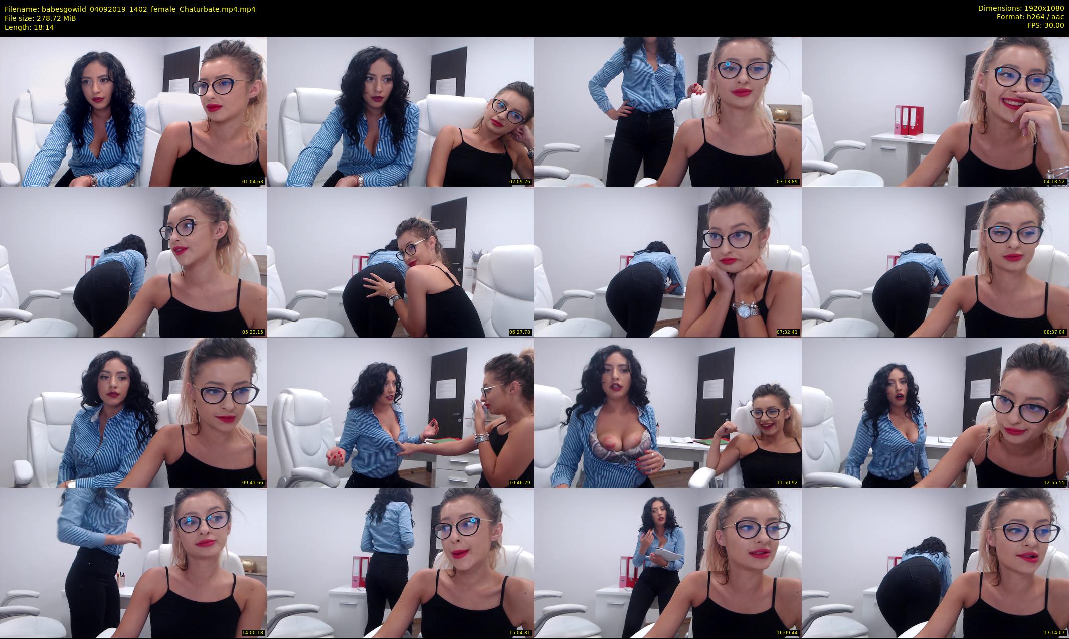 babesgowild — 19 minute Chaturbate couple cam show recording, 1080p, Sep 4, 2019