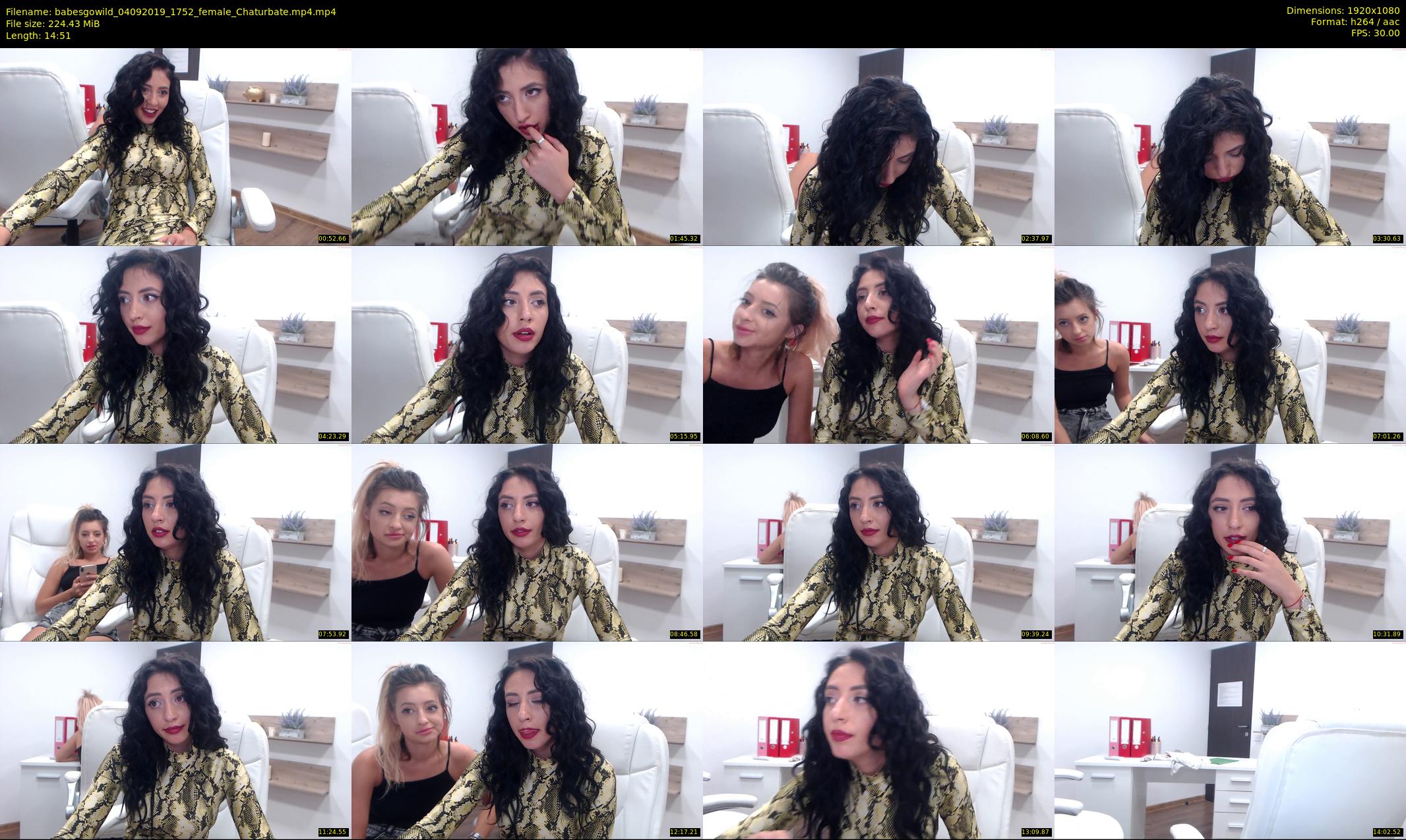 babesgowild — 15 minute Chaturbate couple cam show recording, 1080p, Sep 4, 2019