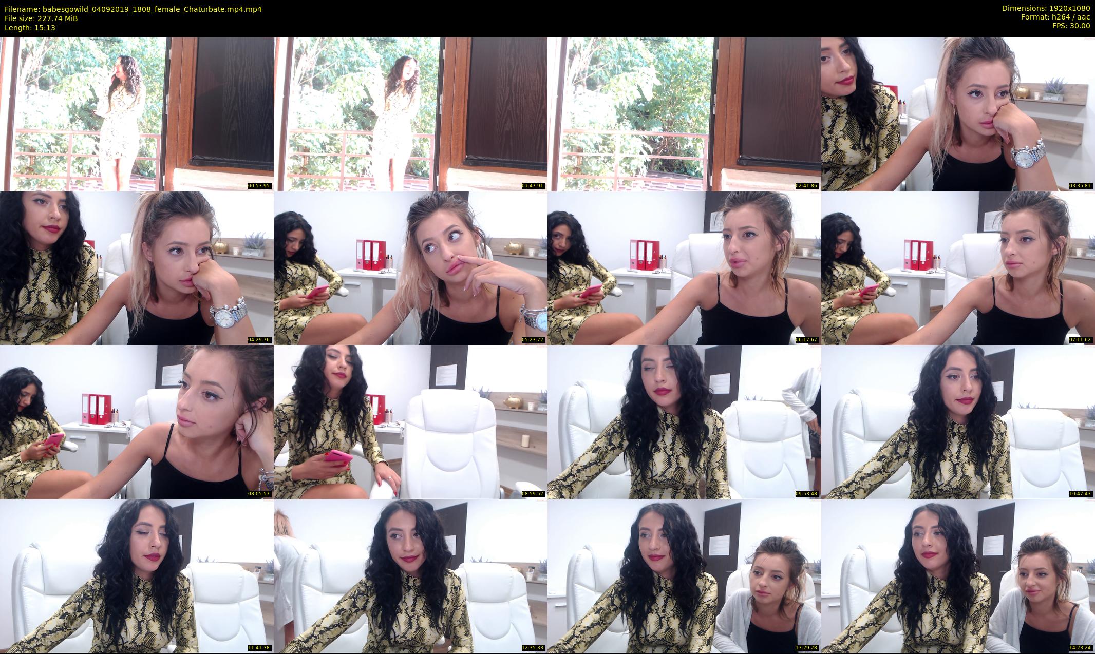 babesgowild — 16 minute Chaturbate couple cam show recording, 1080p, Sep 4, 2019