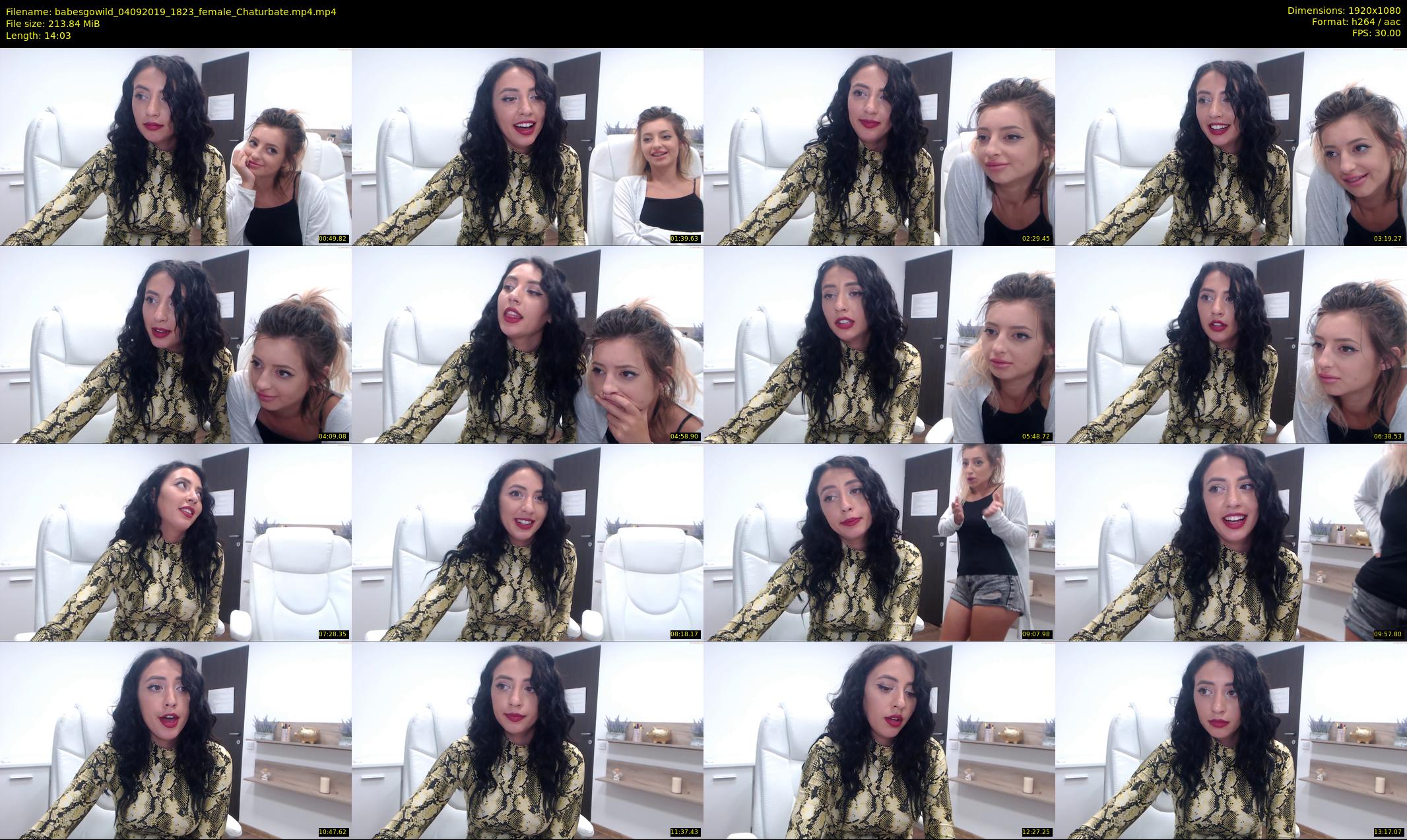 babesgowild — 15 minute Chaturbate couple cam show recording, 1080p, Sep 4, 2019