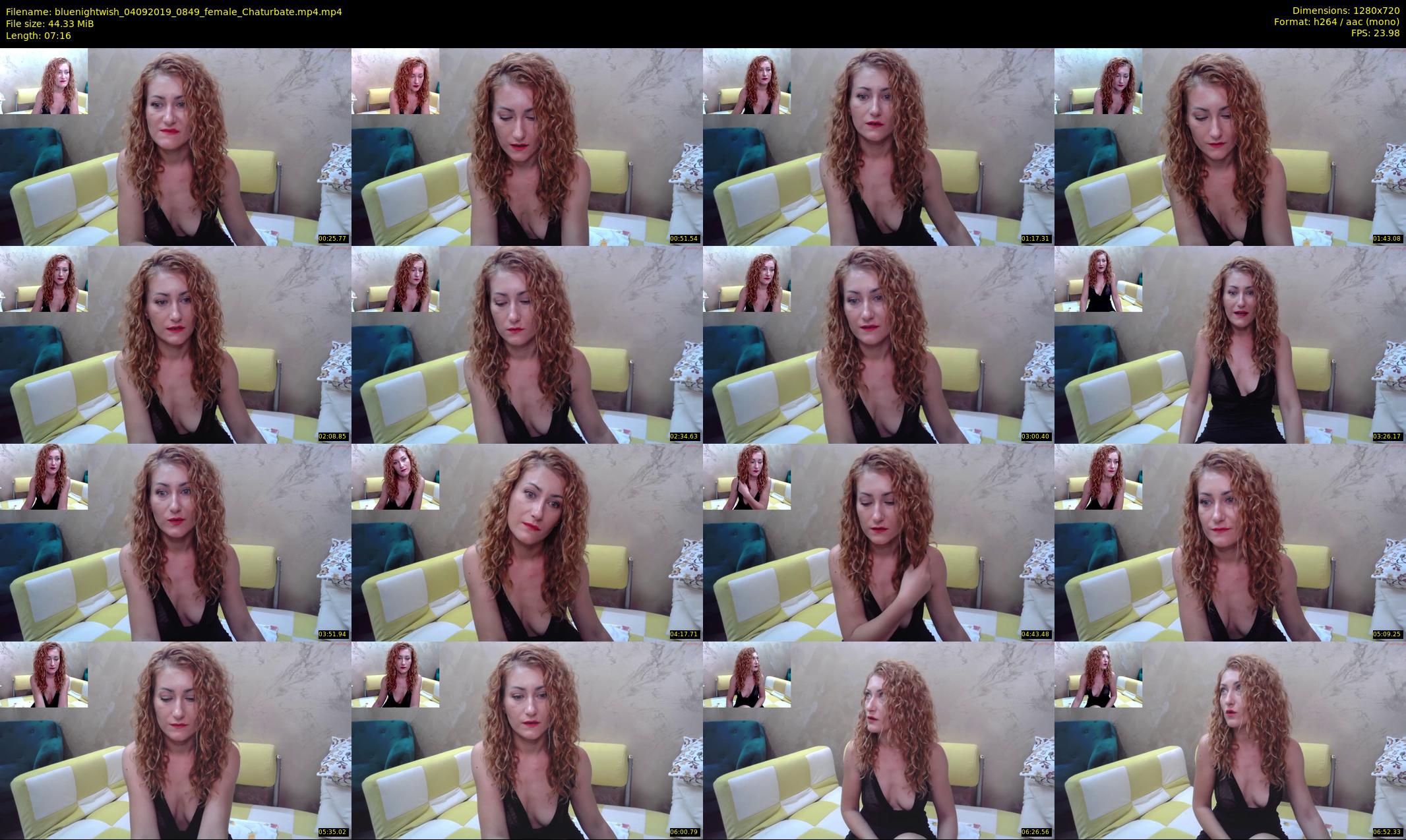 bluenightwish — 8 minute Chaturbate female cam show recording, 720p, Sep 4, 2019
