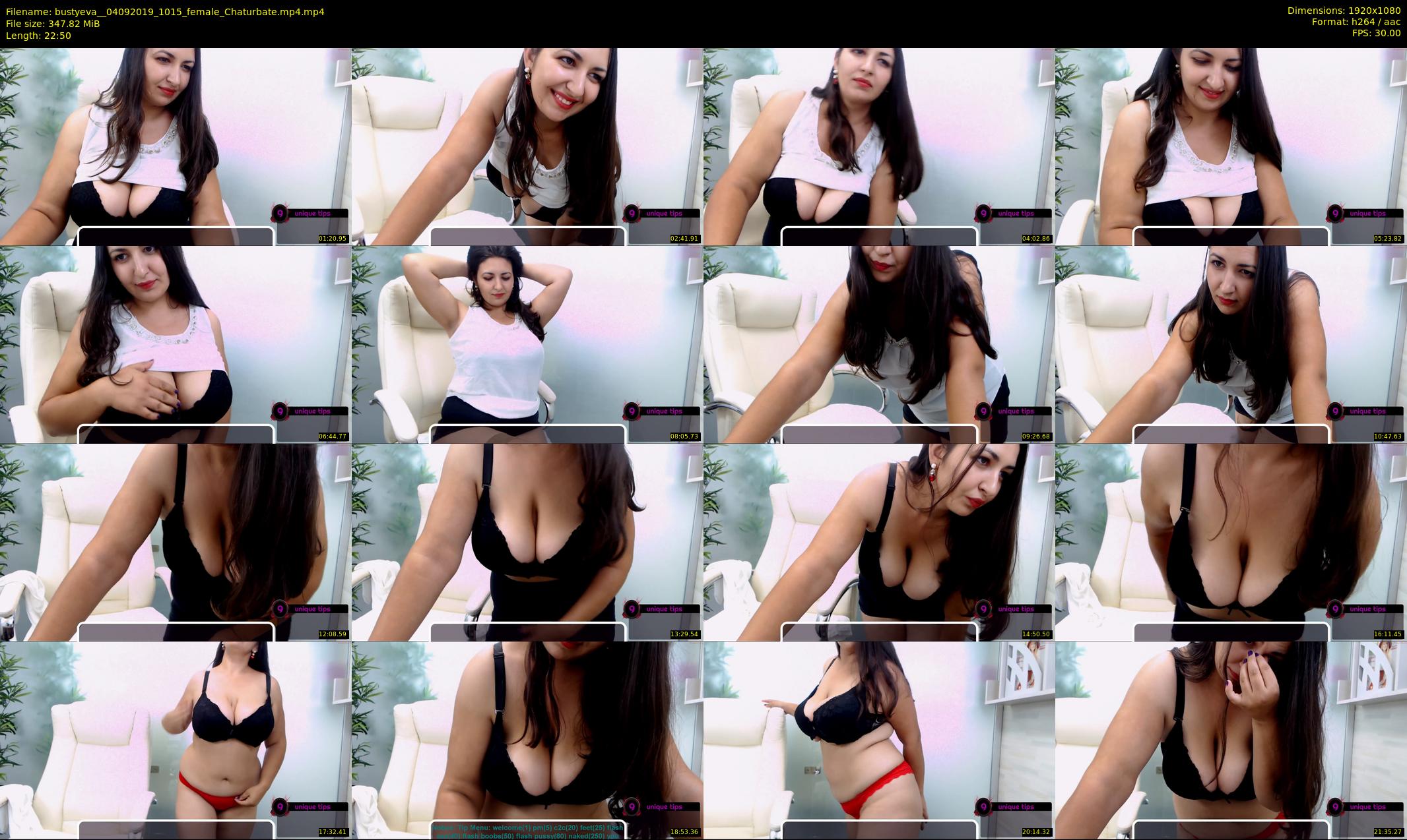 bustyeva_ — 23 minute Chaturbate female cam show recording, 1080p, Sep 4, 2019