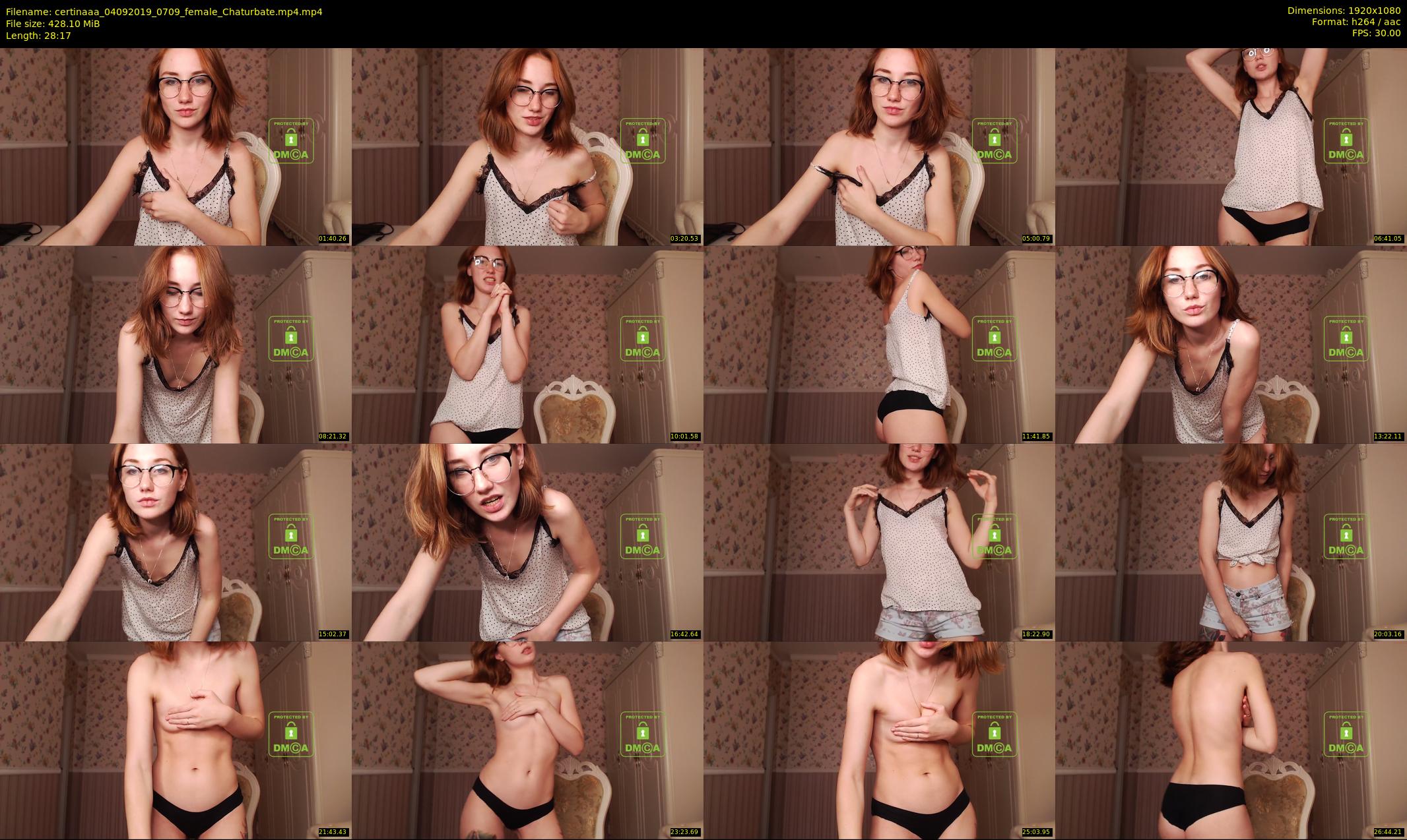 certinaaa — 29 minute Chaturbate female cam show recording, 1080p, Sep 4, 2019