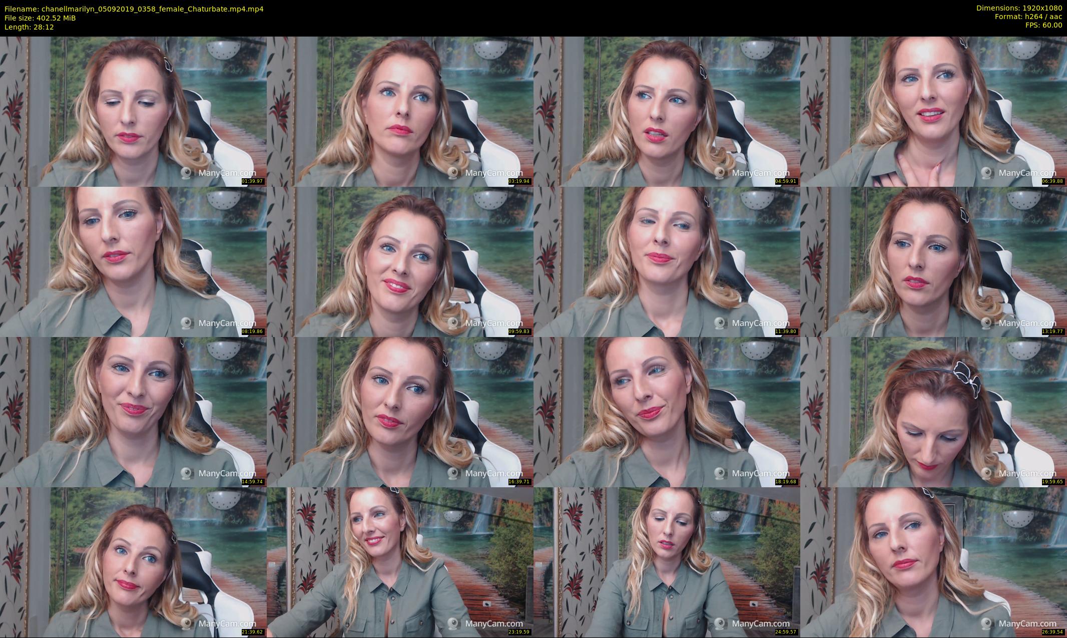 chanellmarilyn — 29 minute Chaturbate female cam show recording, 1080p, Sep 5, 2019