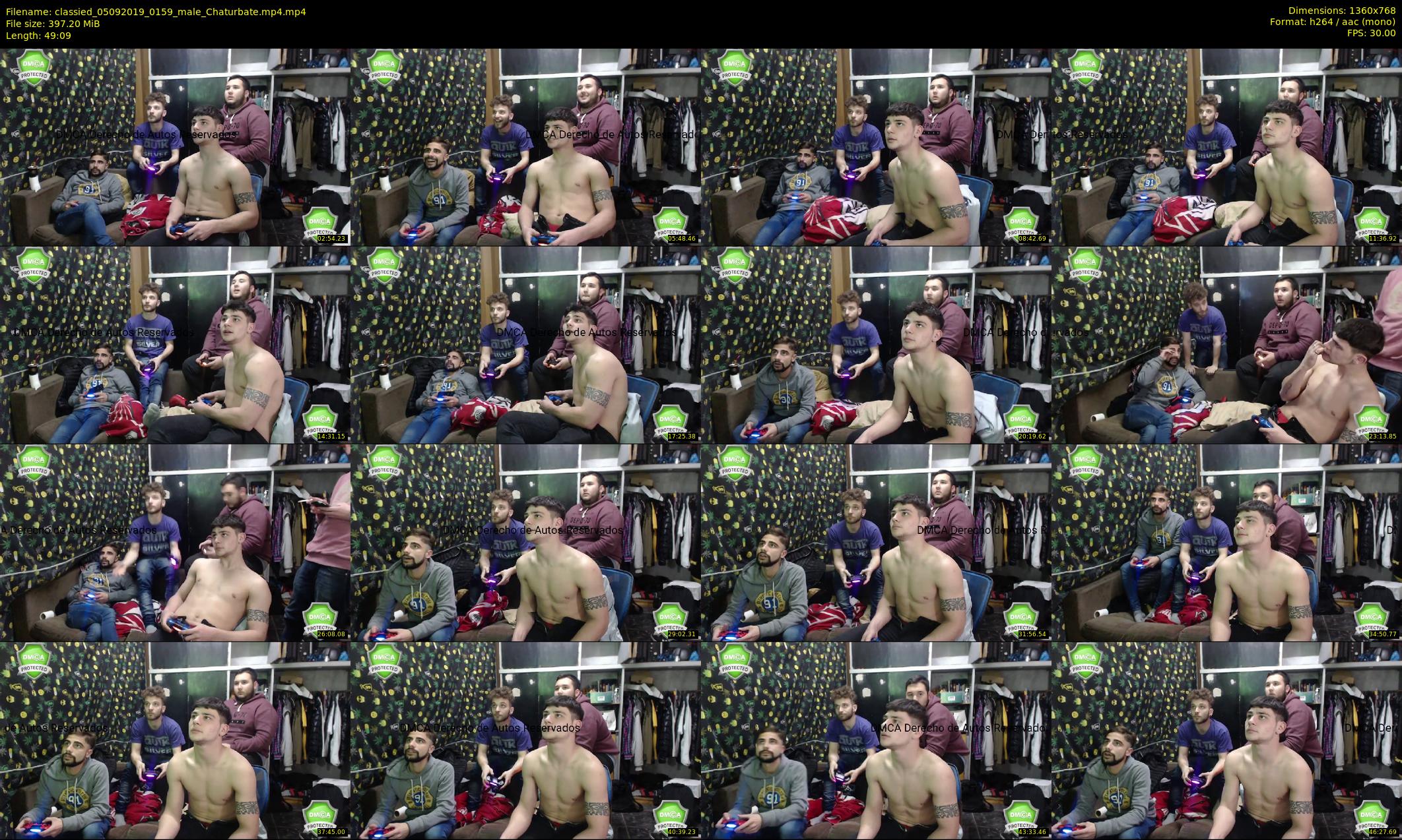 classied — 50 minute Chaturbate male cam show recording, 720p, Sep 5, 2019