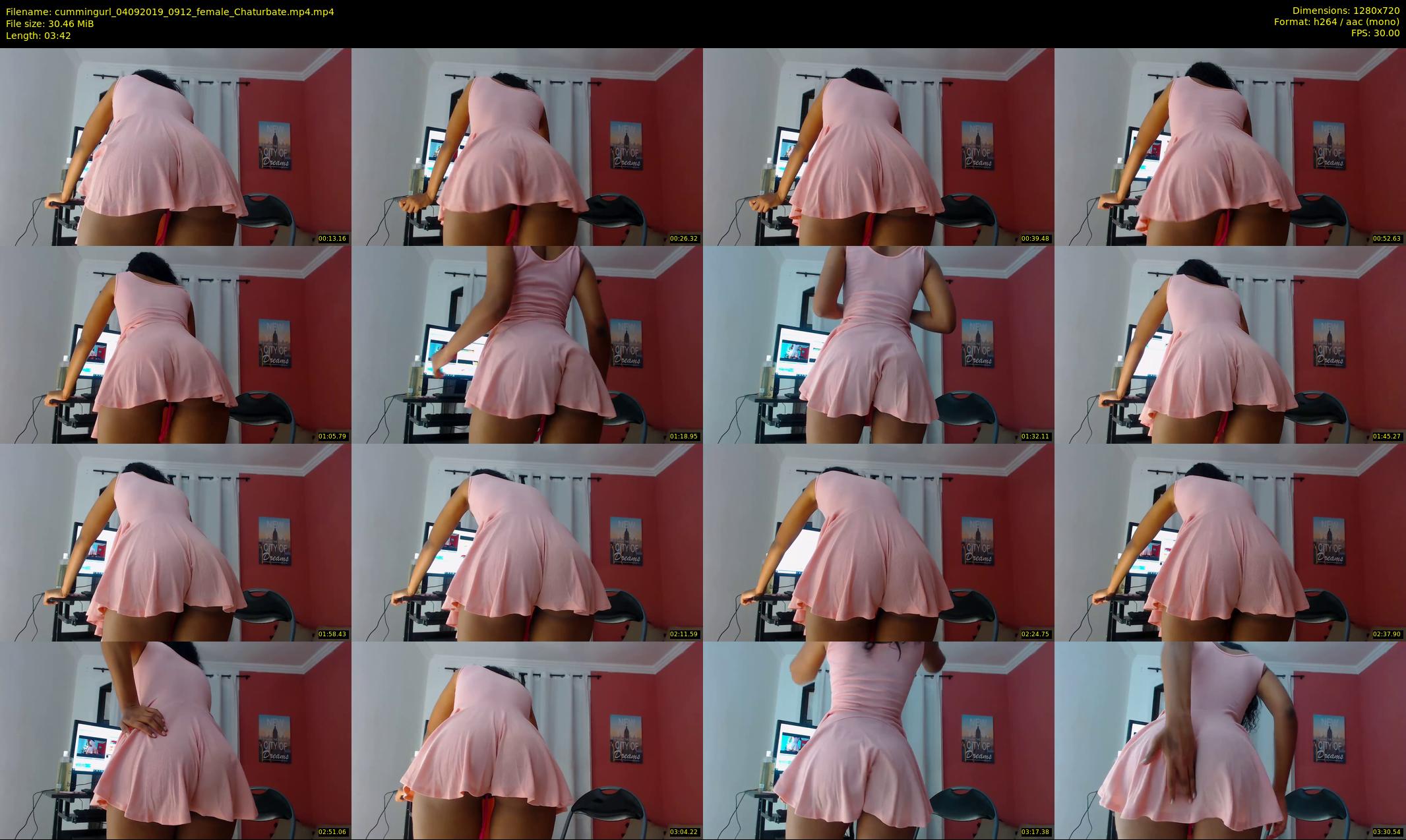 cummingurl — 4 minute Chaturbate couple cam show recording, 720p, Sep 4, 2019