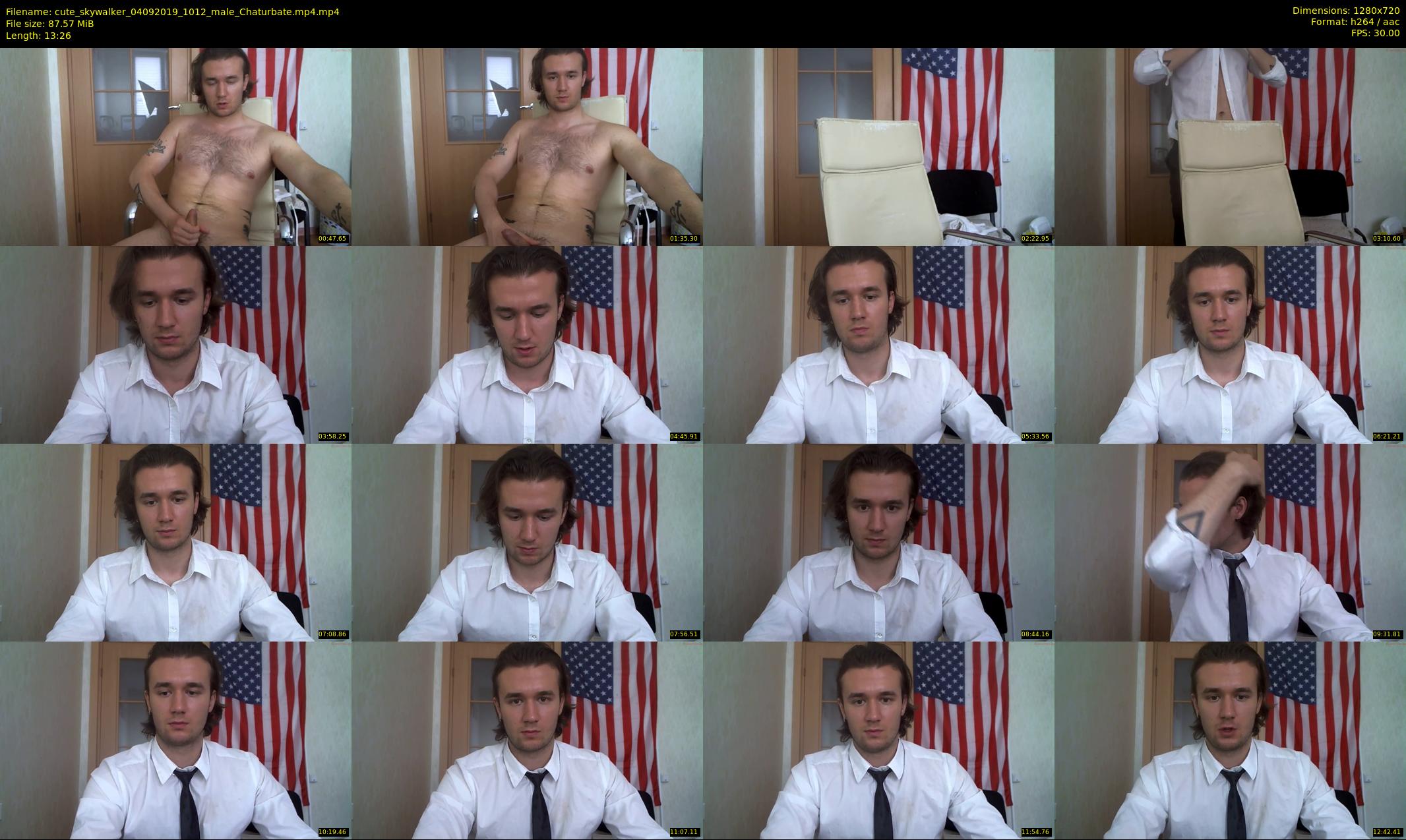 cute_skywalker — 14 minute Chaturbate male cam show recording, 720p, Sep 4, 2019