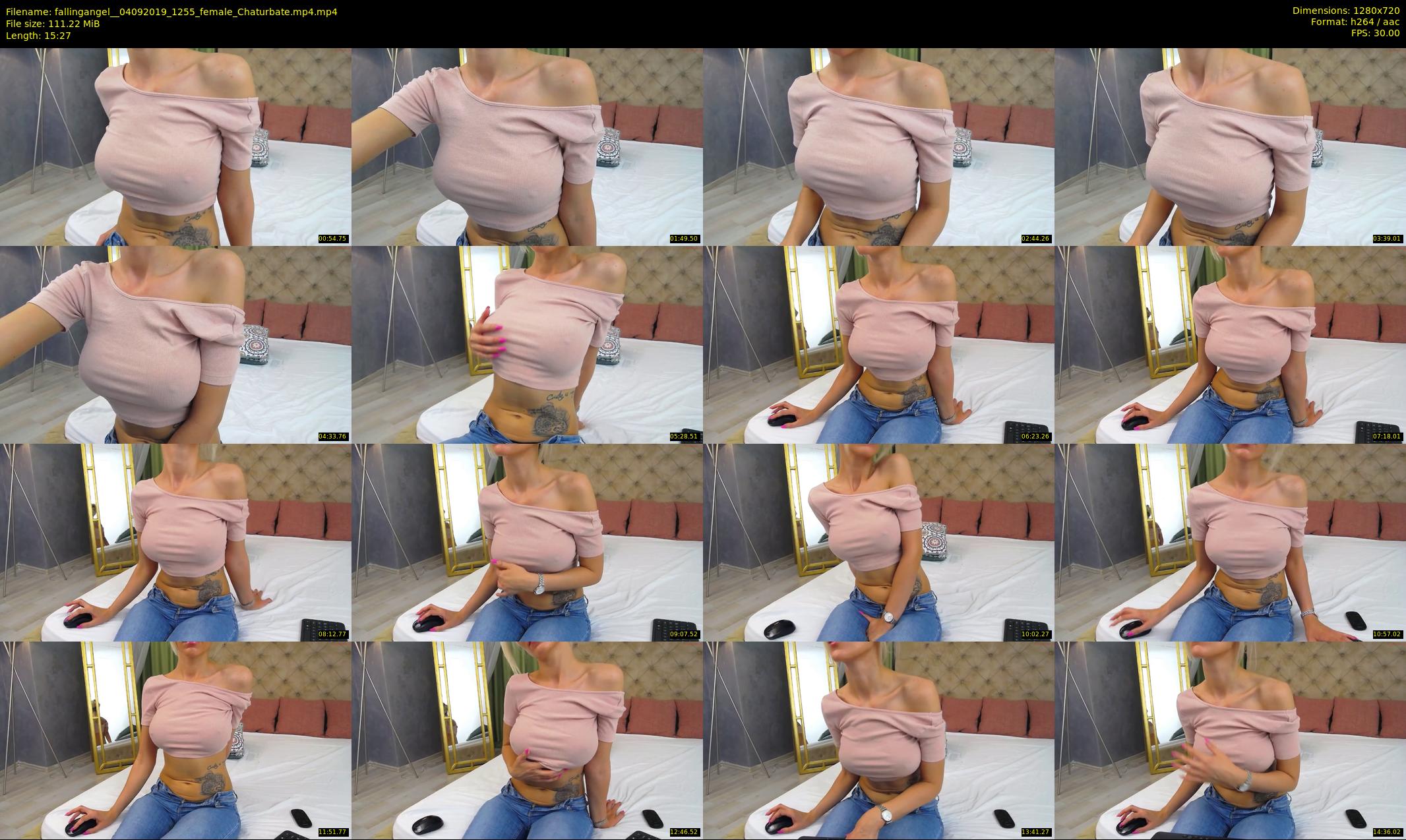 fallingangel_ — 16 minute Chaturbate female cam show recording, 720p, Sep 4, 2019