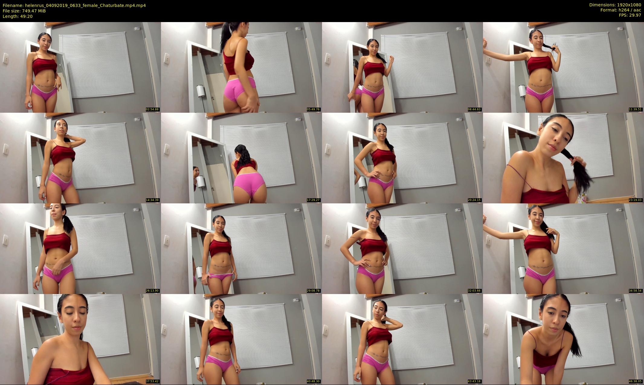 helenrus — 50 minute Chaturbate female cam show recording, 1080p, Sep 4, 2019