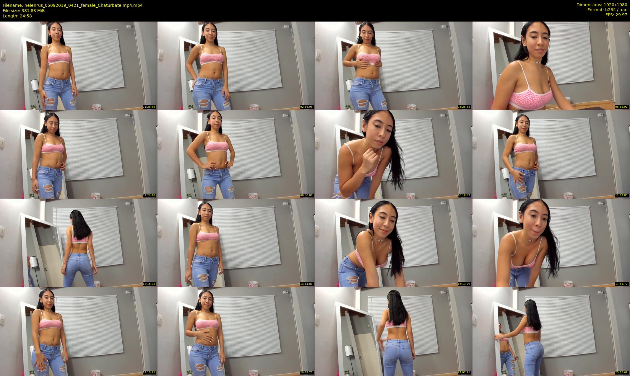 helenrus — 25 minute Chaturbate female cam show recording, 1080p, Sep 5, 2019