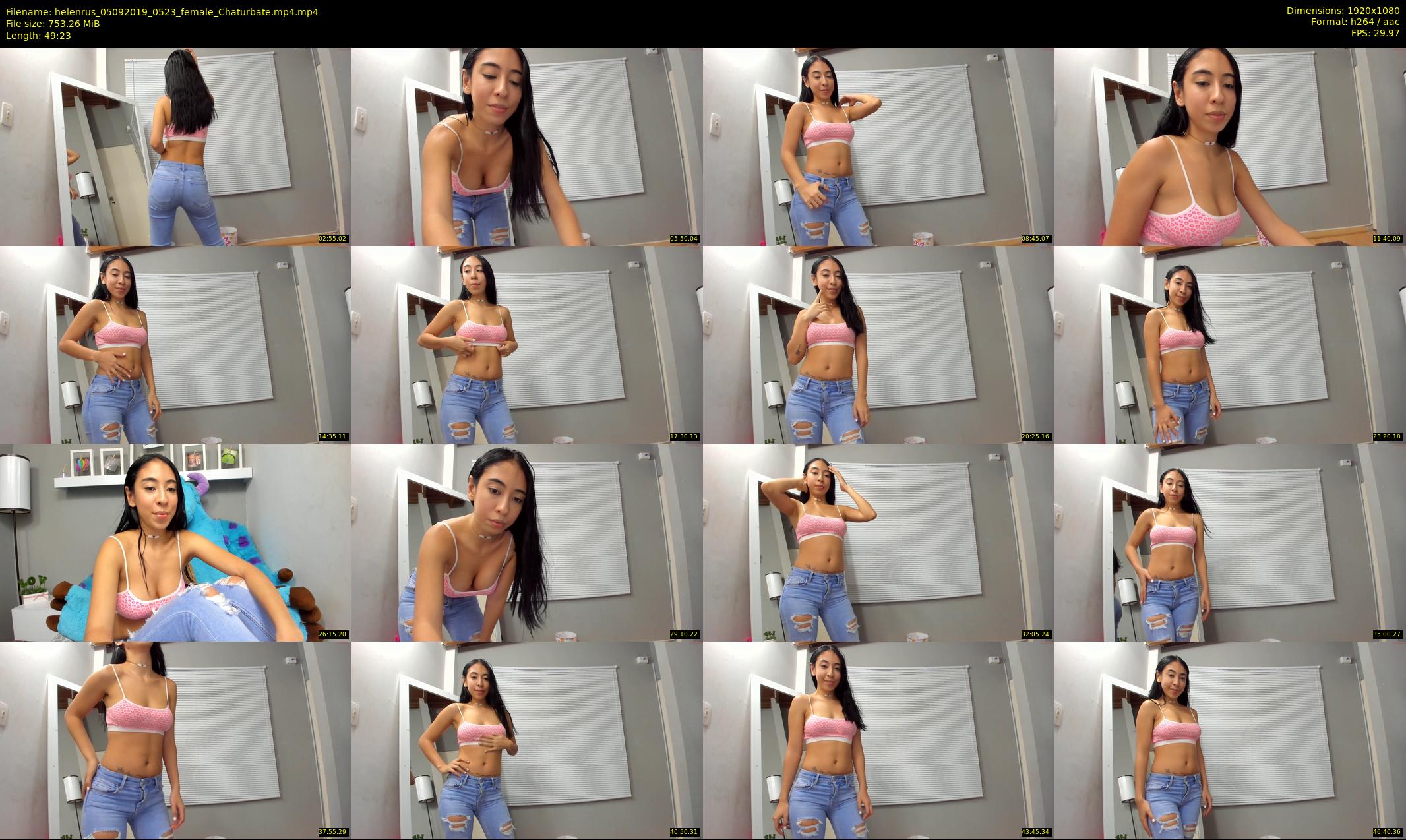 helenrus — 50 minute Chaturbate female cam show recording, 1080p, Sep 5, 2019