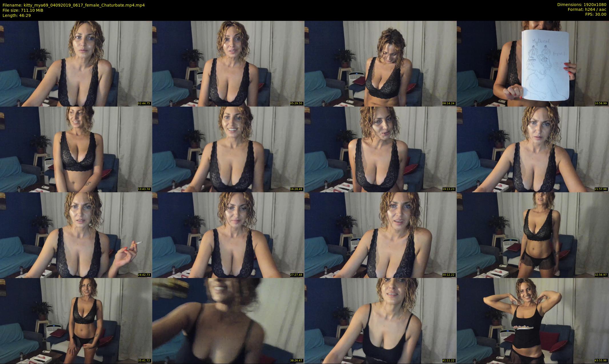 kitty_mya69 — 47 minute Chaturbate female cam show recording, 1080p, Sep 4, 2019