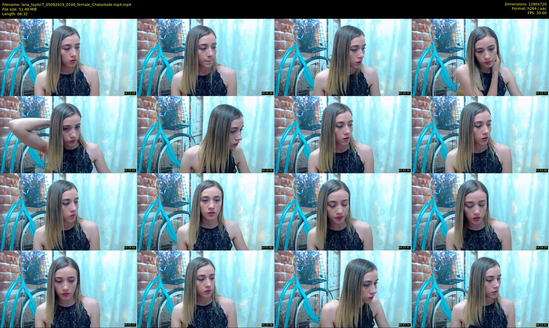lana_taylor7 — 7 minute Chaturbate female cam show recording, 720p, Sep 5, 2019